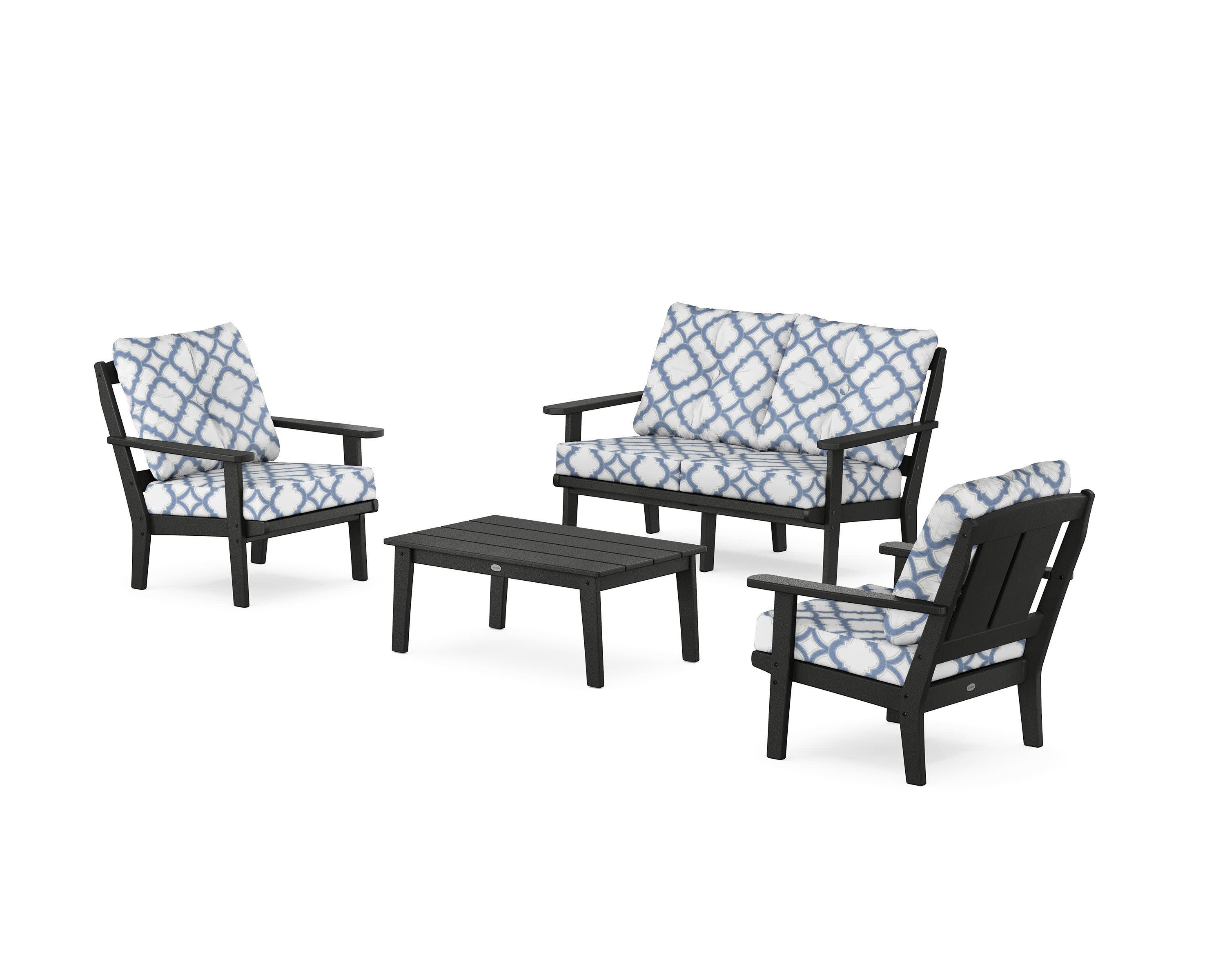 Mission 4-Piece Deep Seating Set with Loveseat - Image 150