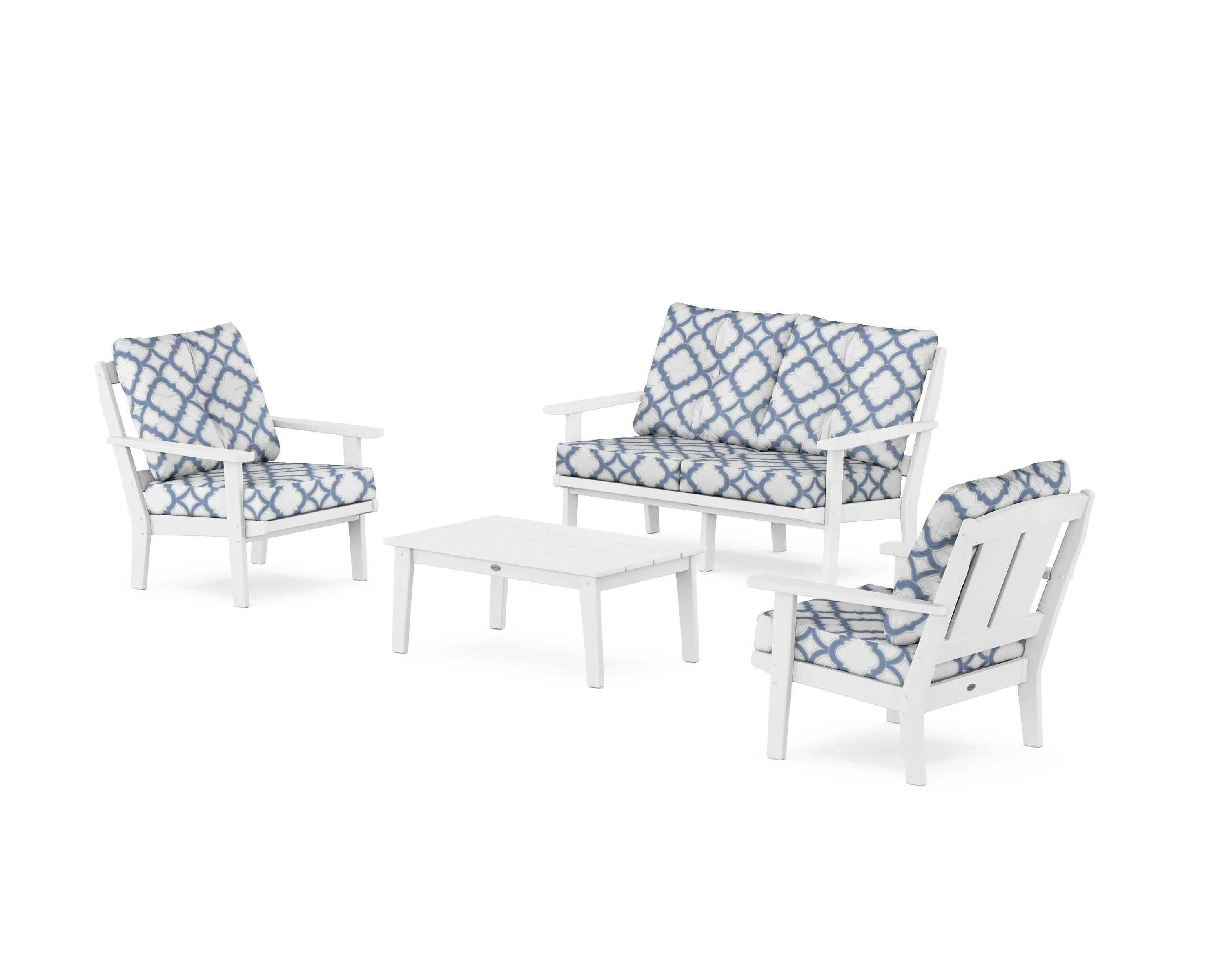 Mission 4-Piece Deep Seating Set with Loveseat - Image 152