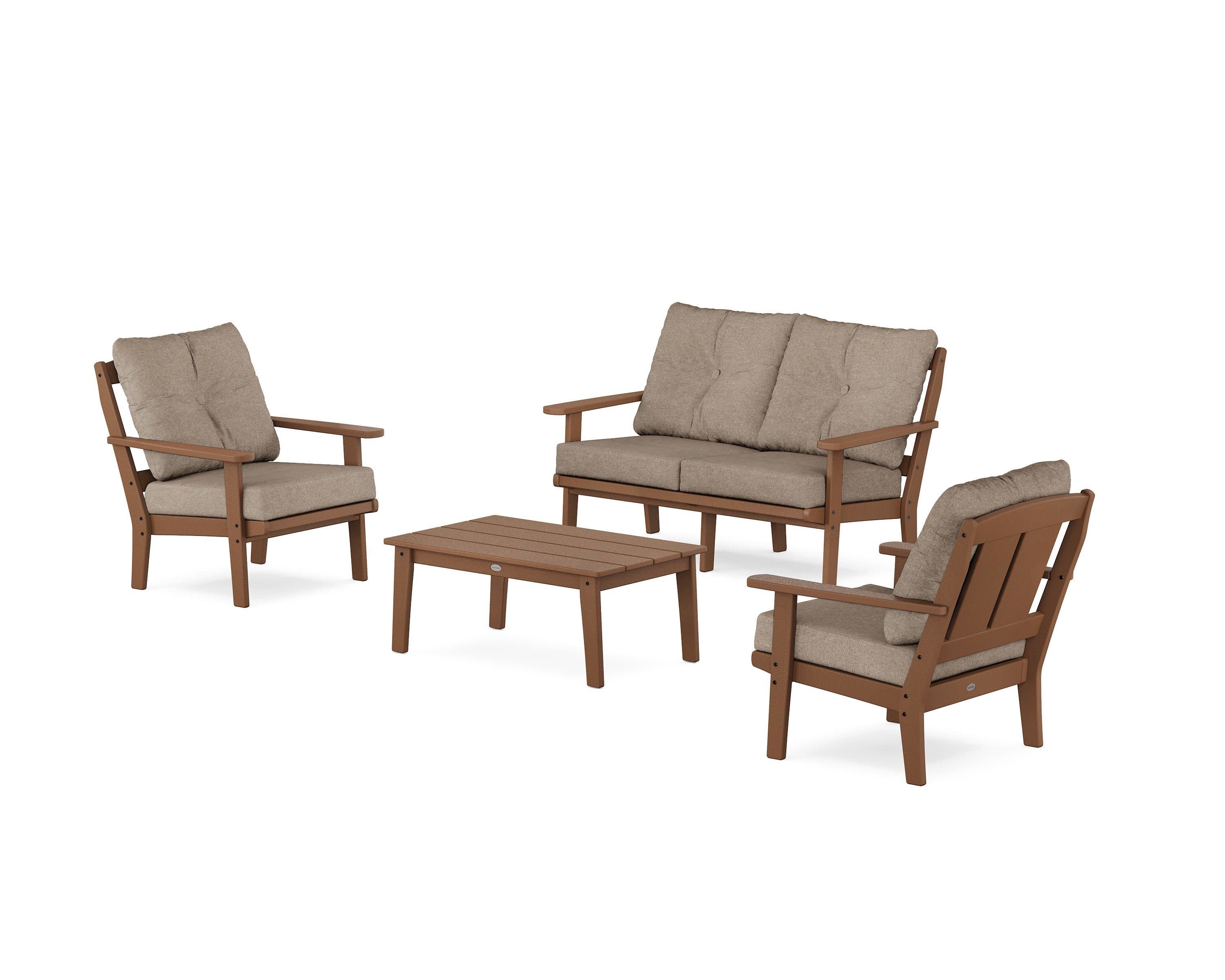 Mission 4-Piece Deep Seating Set with Loveseat - Image 153