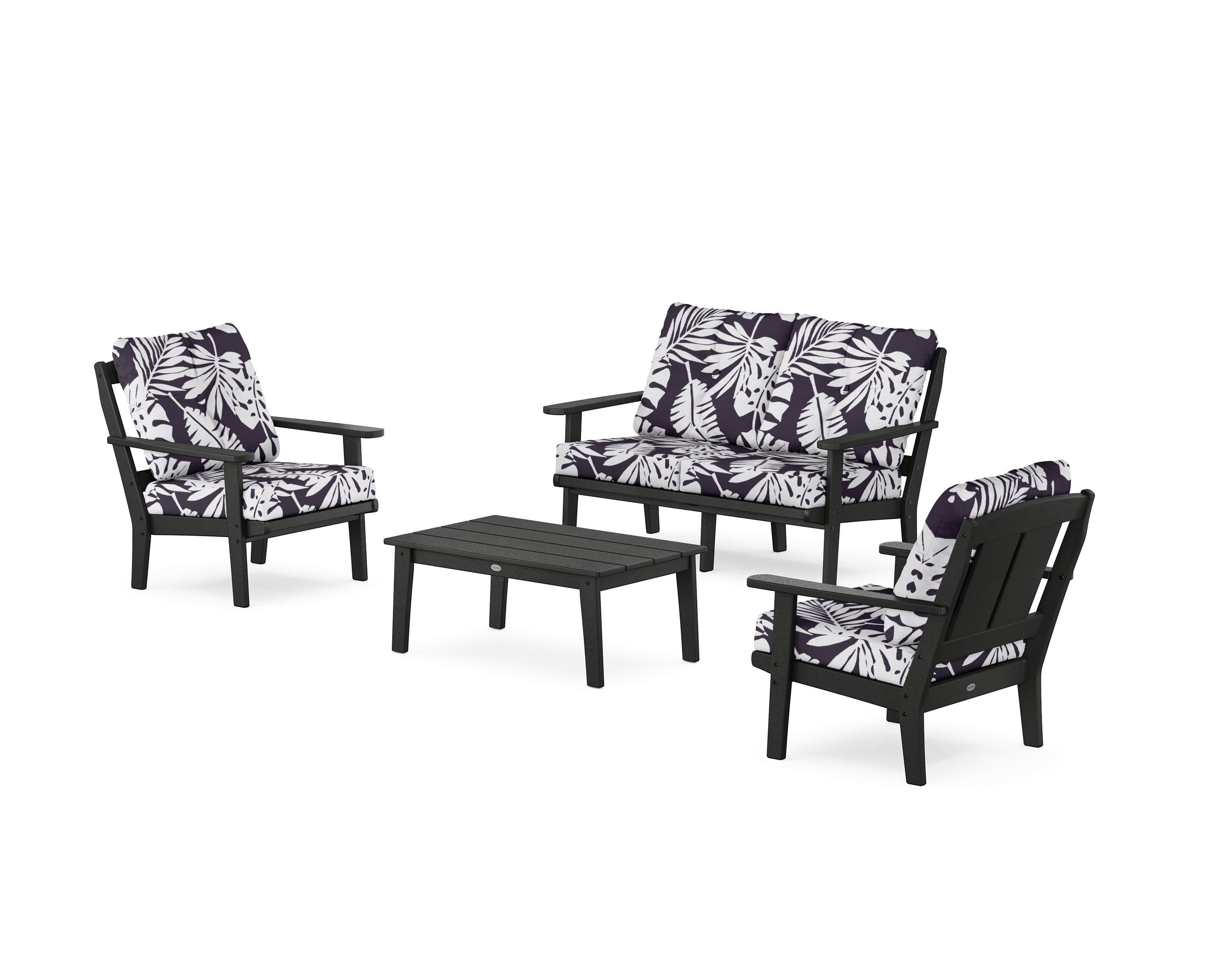 Mission 4-Piece Deep Seating Set with Loveseat - Image 157