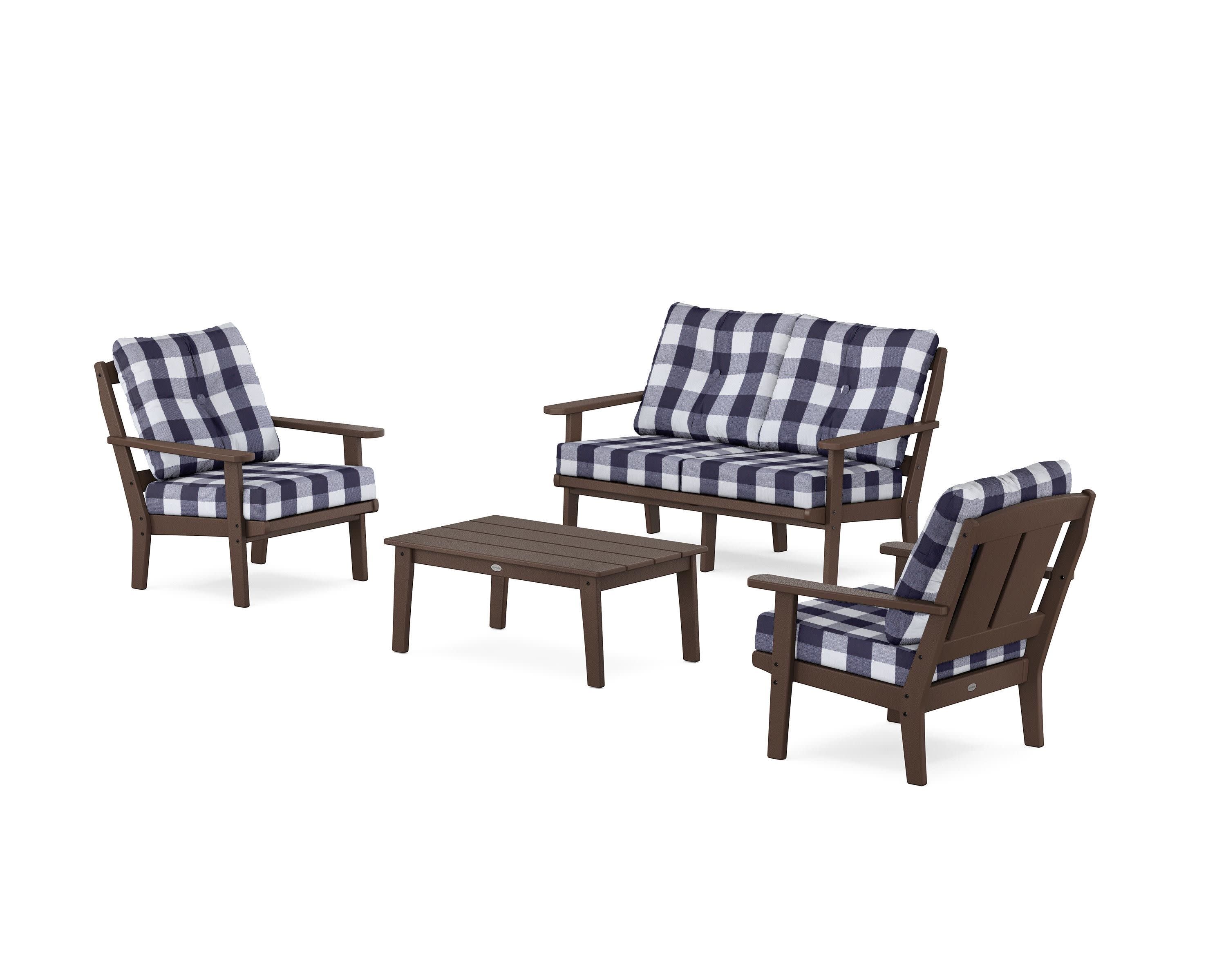 Mission 4-Piece Deep Seating Set with Loveseat - Image 16