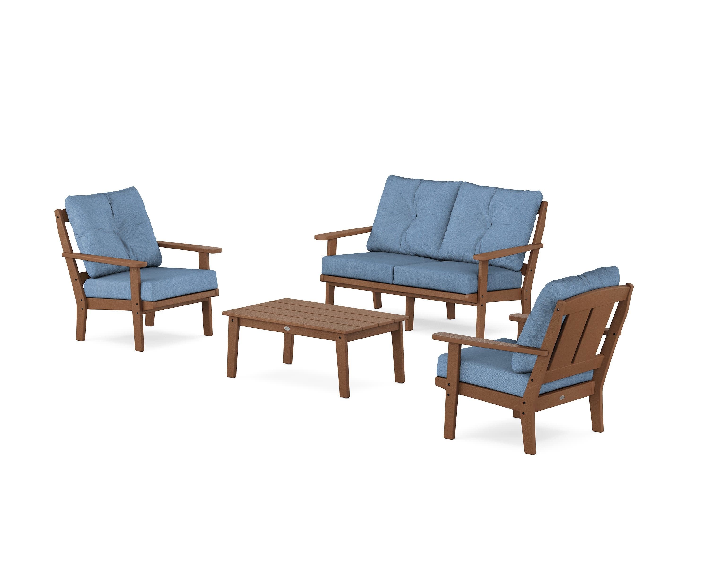 Mission 4-Piece Deep Seating Set with Loveseat - Image 161