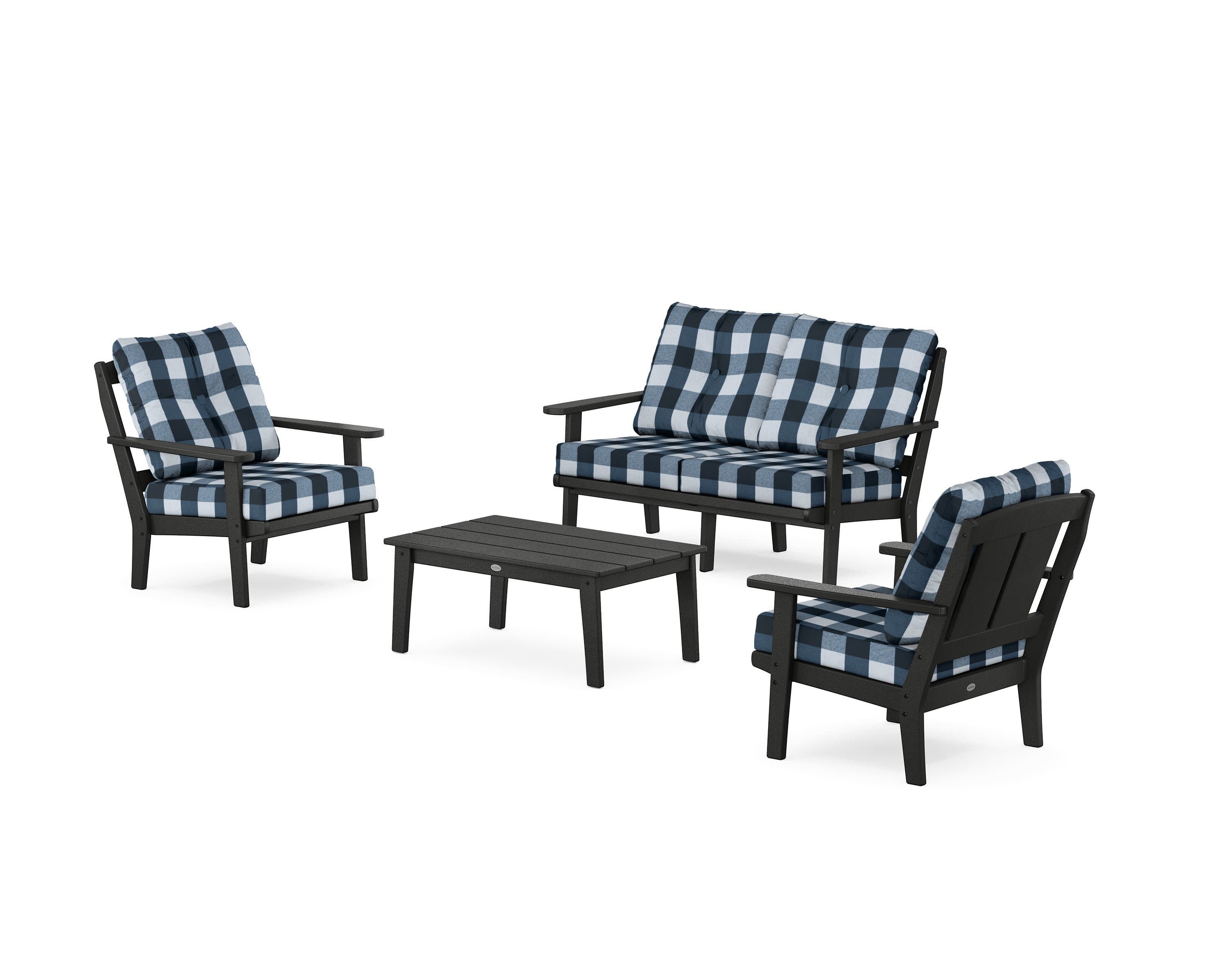 Mission 4-Piece Deep Seating Set with Loveseat - Image 162