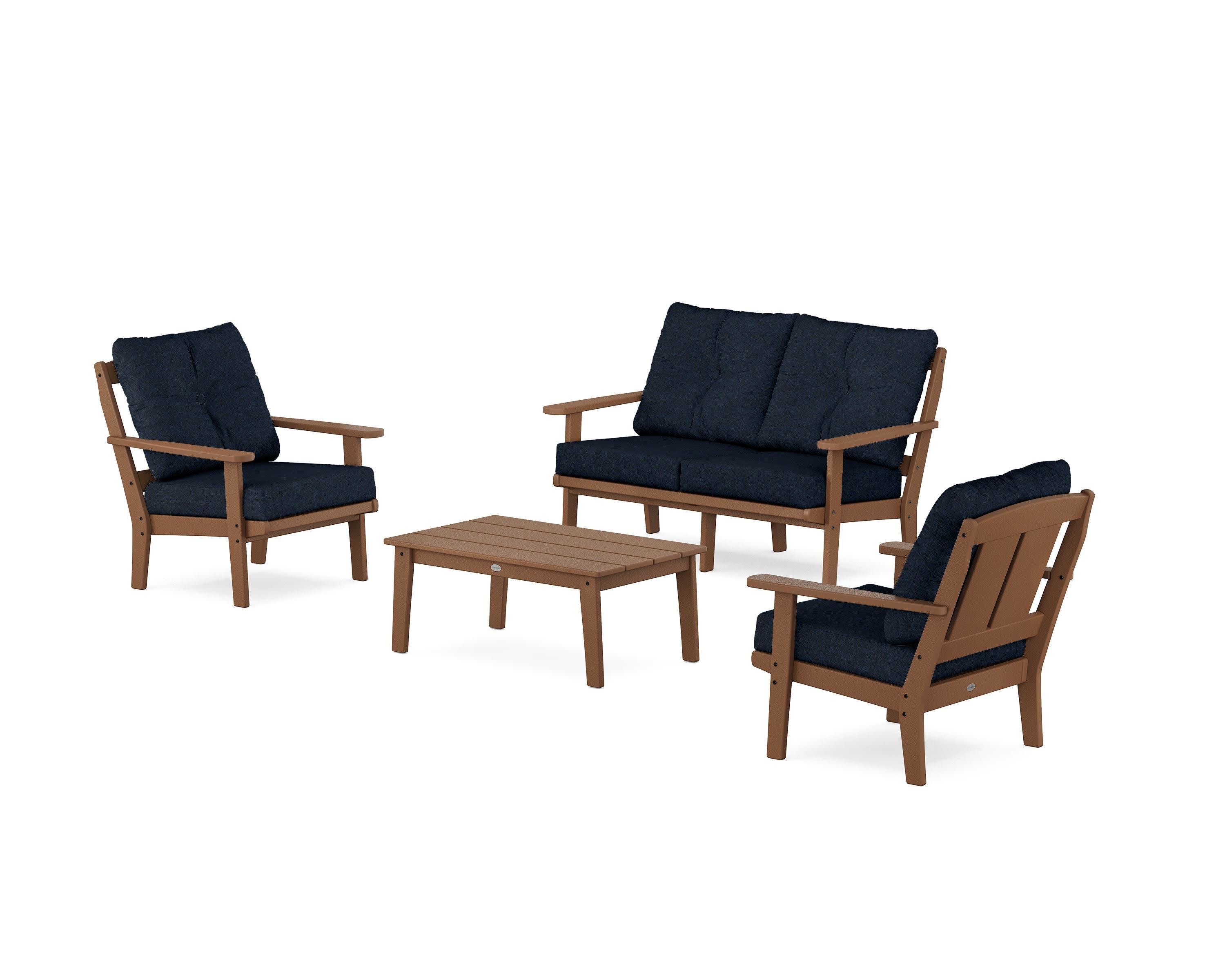 Mission 4-Piece Deep Seating Set with Loveseat - Image 163