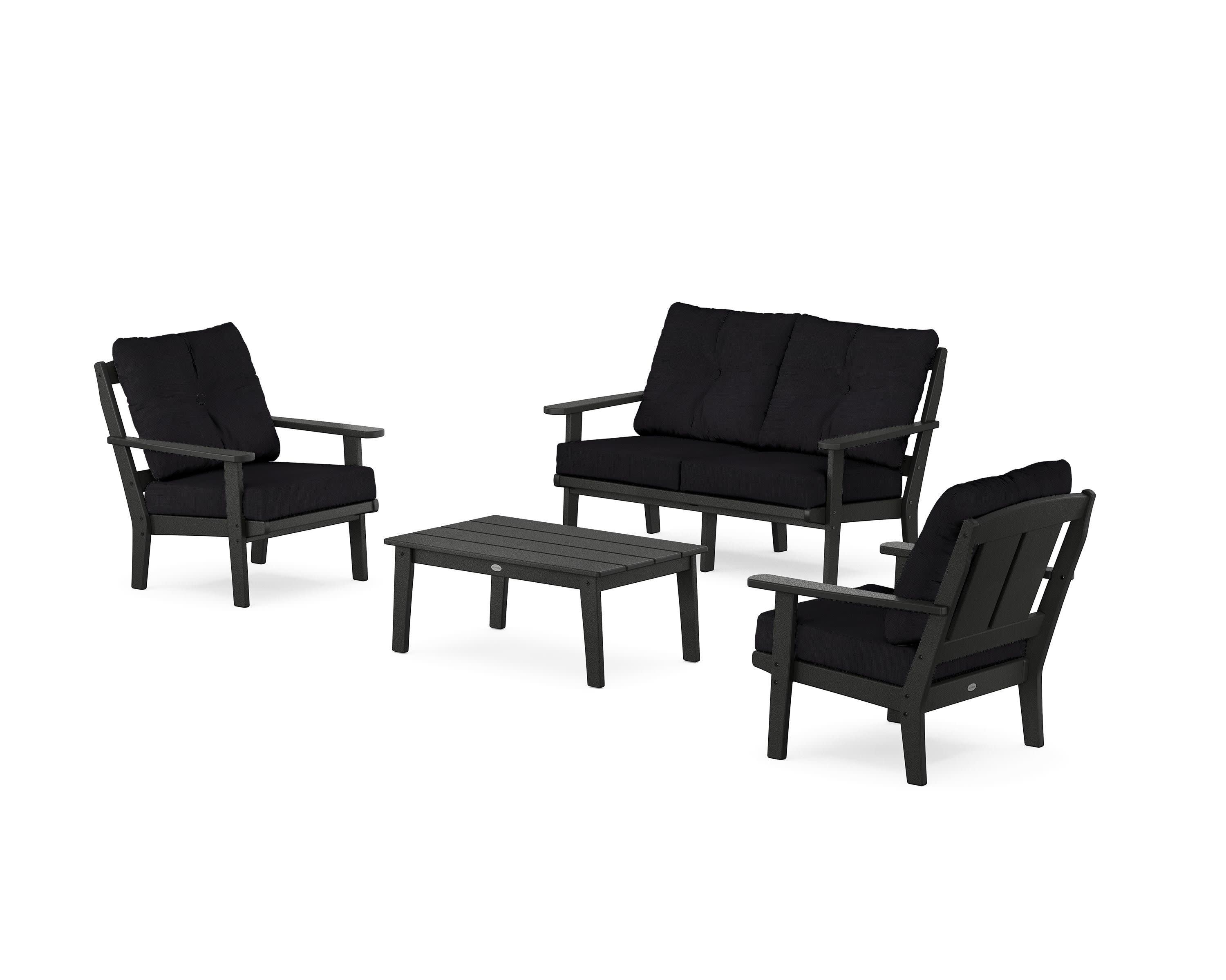 Mission 4-Piece Deep Seating Set with Loveseat - Image 167