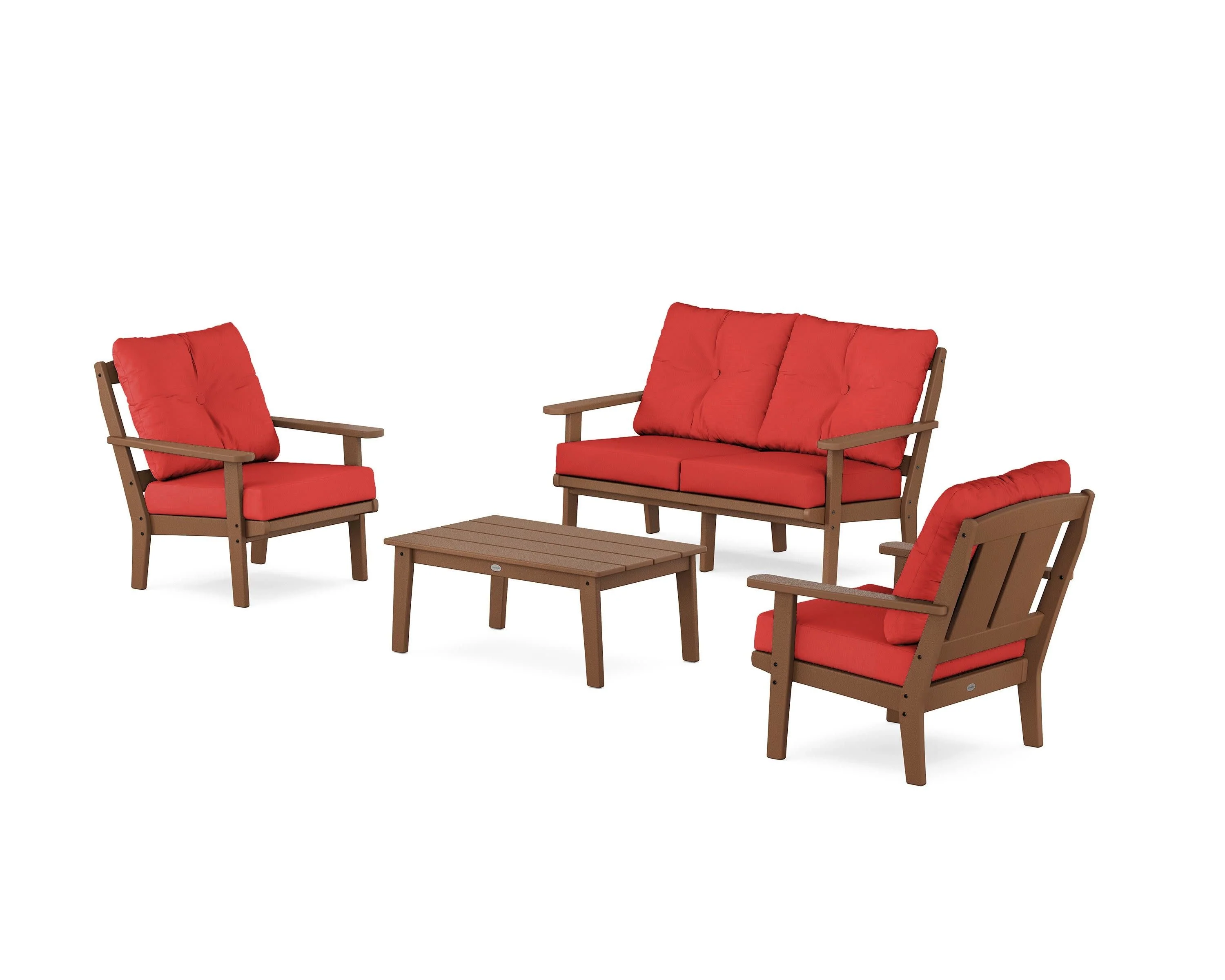Mission 4-Piece Deep Seating Set with Loveseat - Image 17