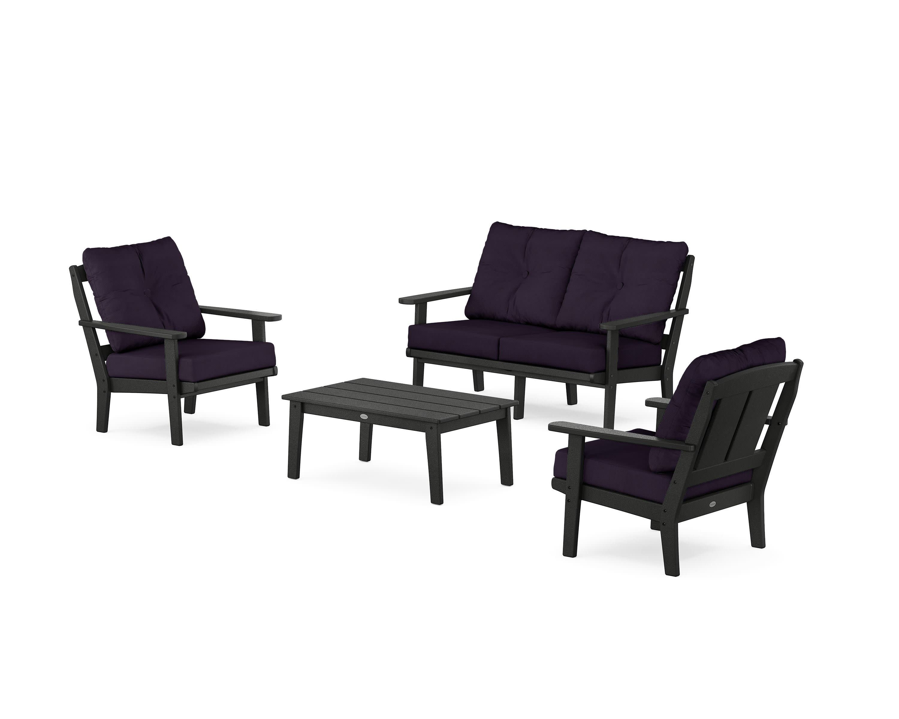 Mission 4-Piece Deep Seating Set with Loveseat - Image 171