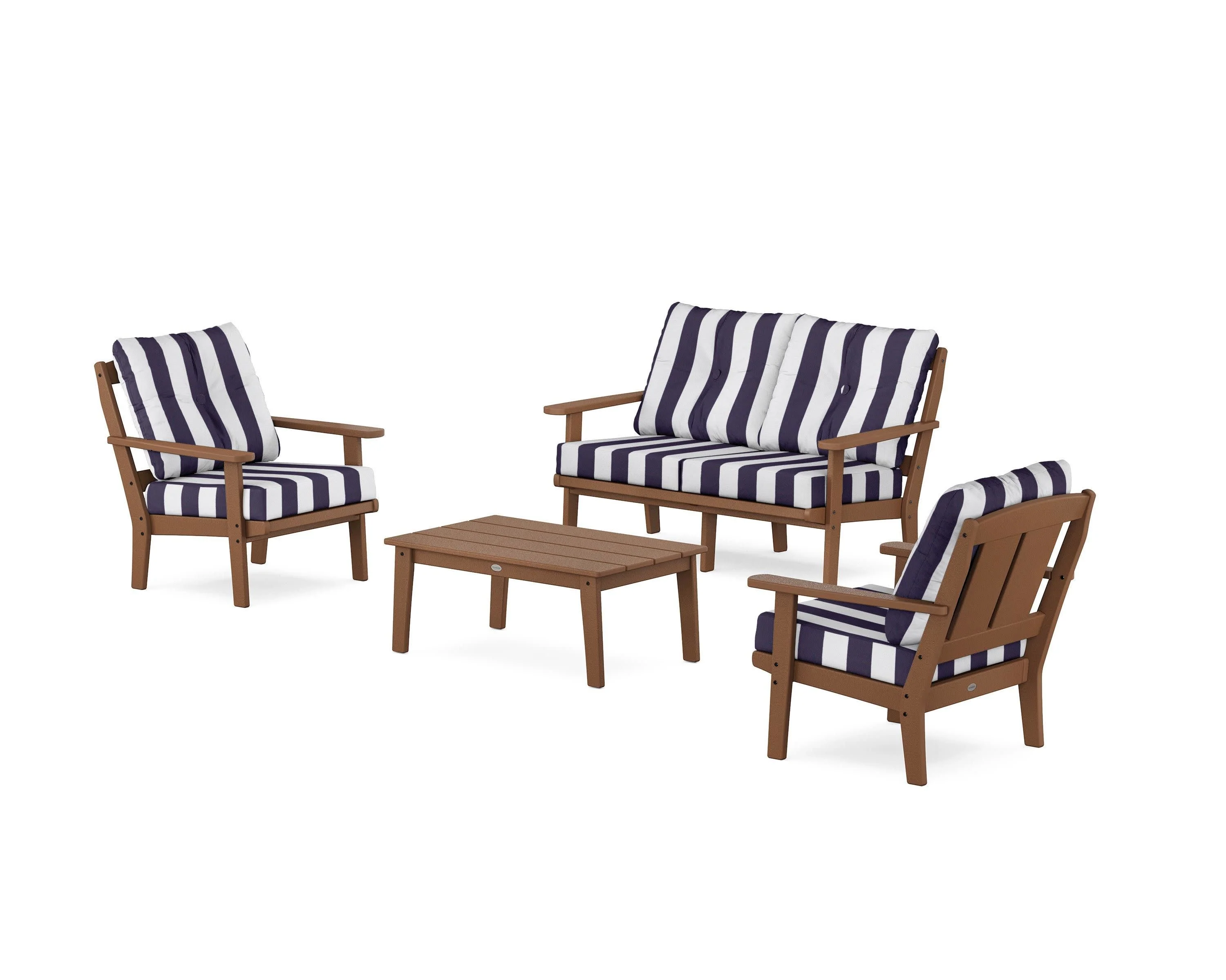 Mission 4-Piece Deep Seating Set with Loveseat - Image 172