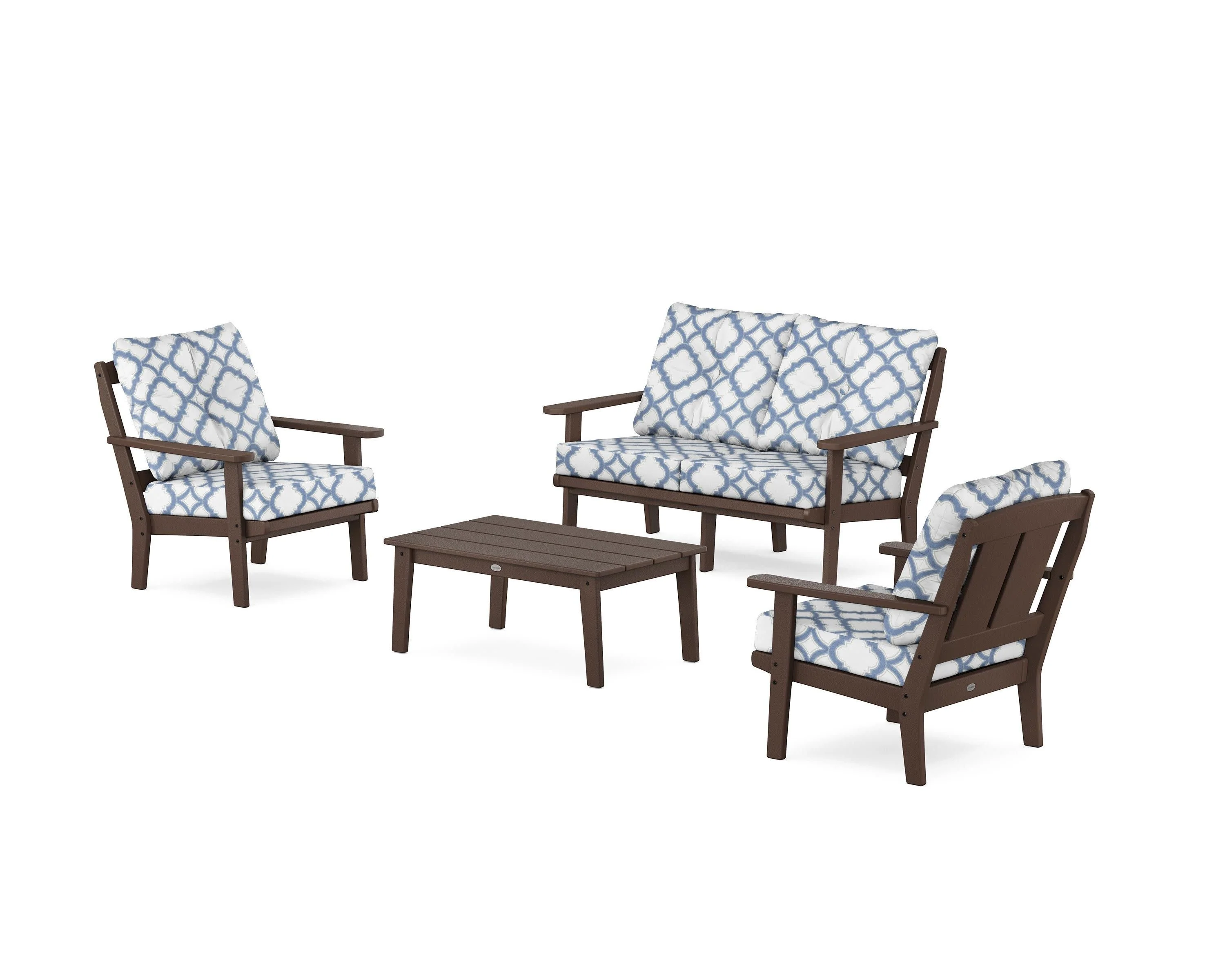 Mission 4-Piece Deep Seating Set with Loveseat - Image 180