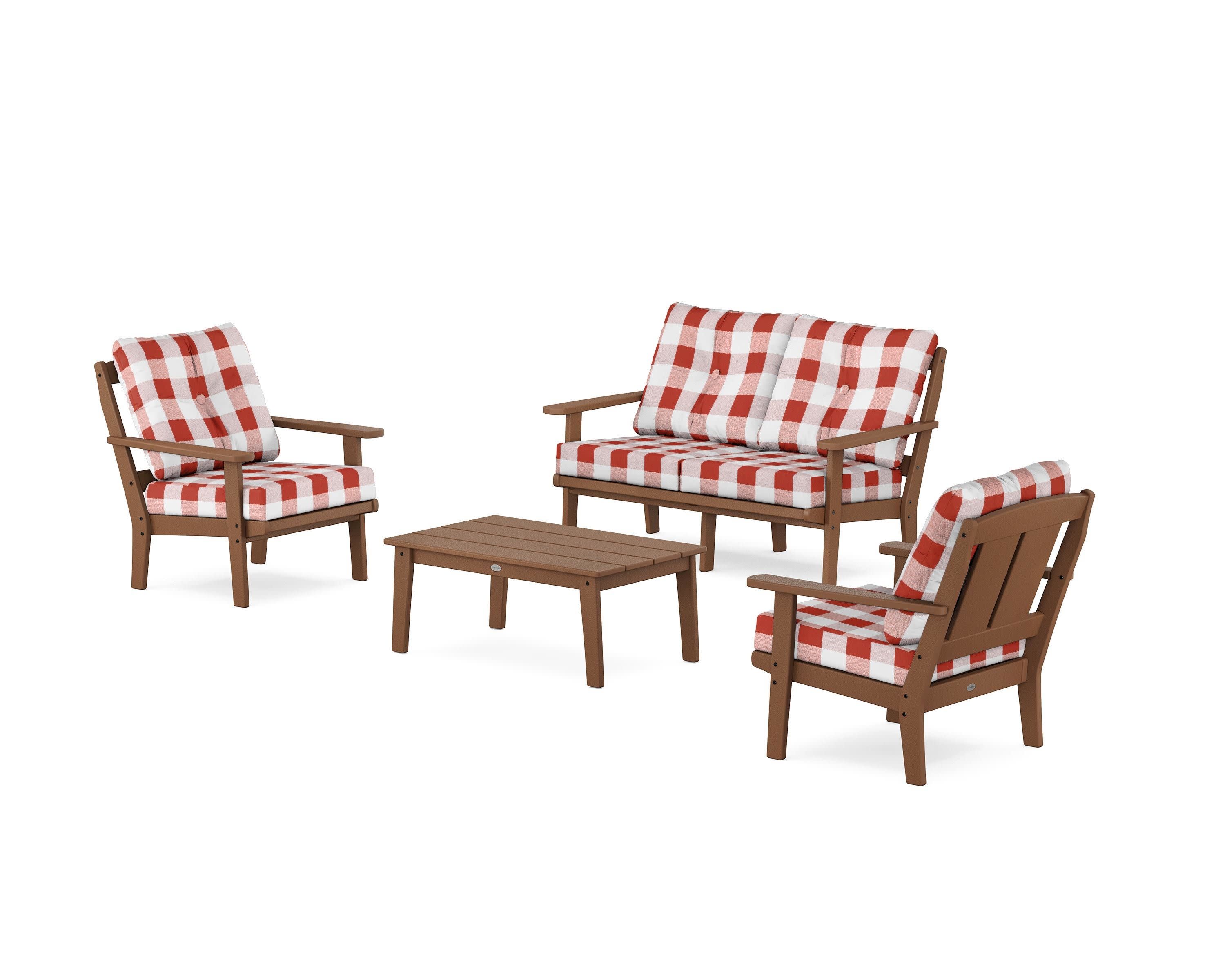 Mission 4-Piece Deep Seating Set with Loveseat - Image 183