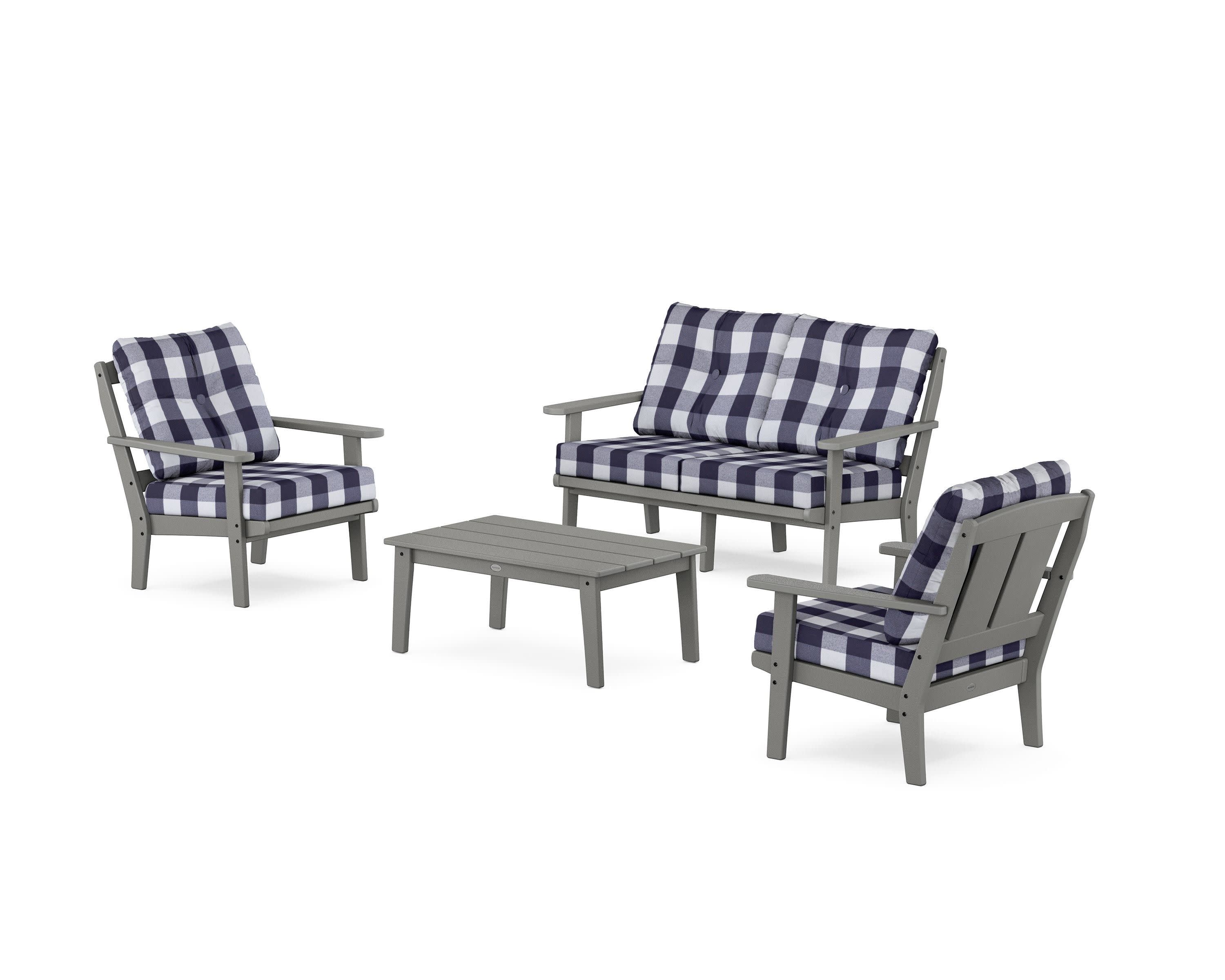 Mission 4-Piece Deep Seating Set with Loveseat - Image 186