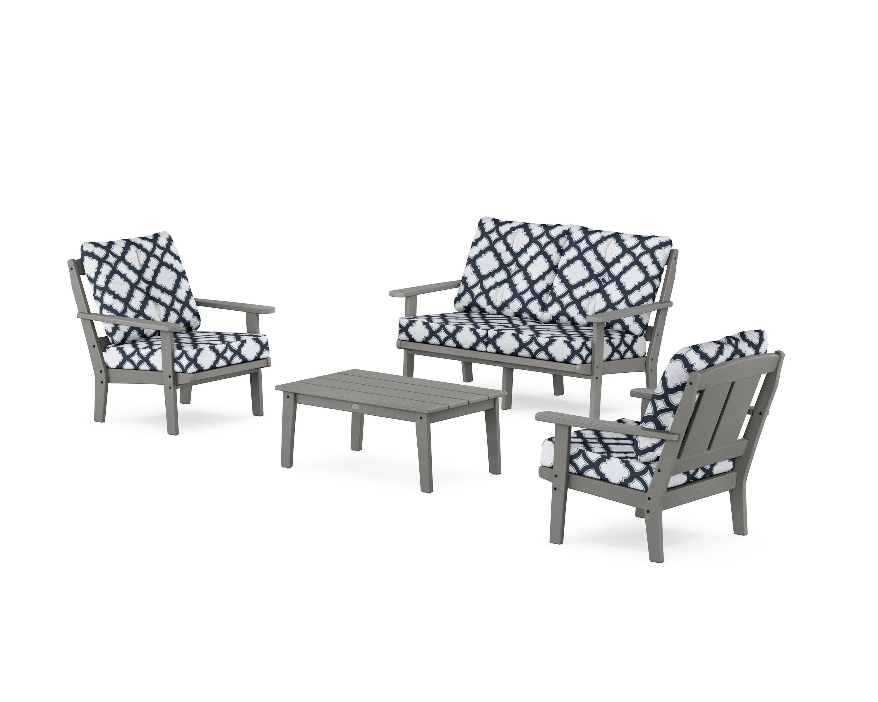 Mission 4-Piece Deep Seating Set with Loveseat - Image 19
