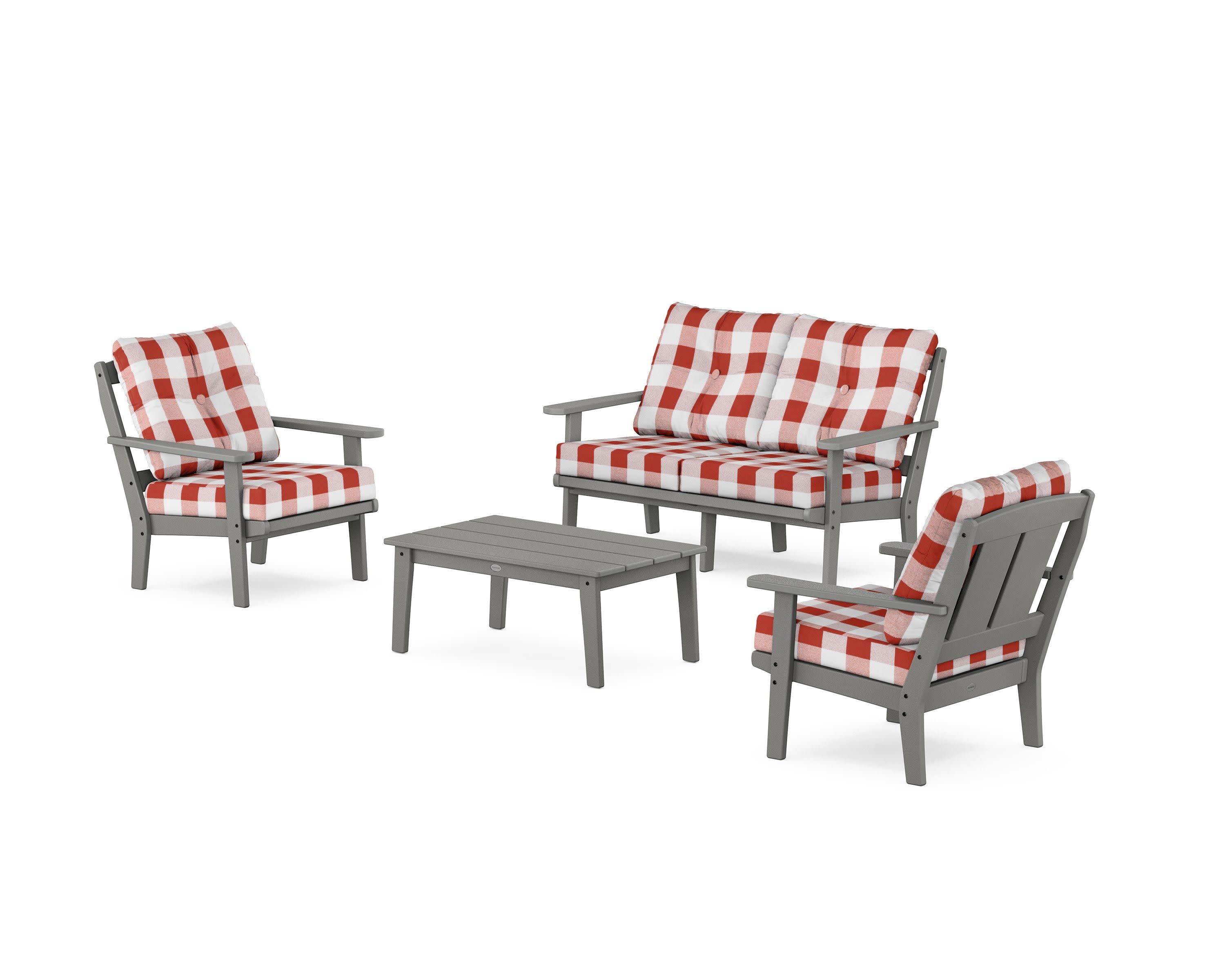 Mission 4-Piece Deep Seating Set with Loveseat - Image 191