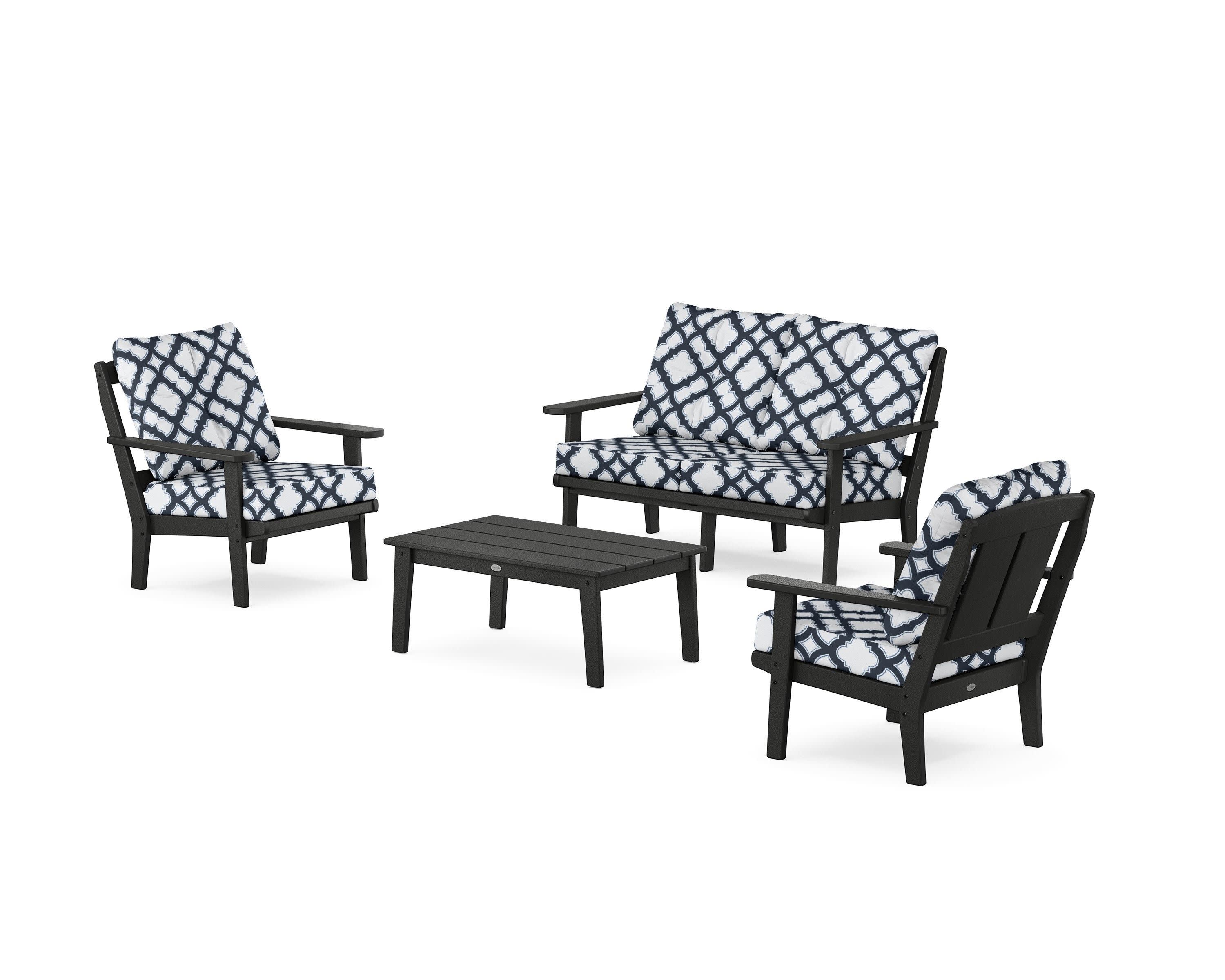 Mission 4-Piece Deep Seating Set with Loveseat - Image 204