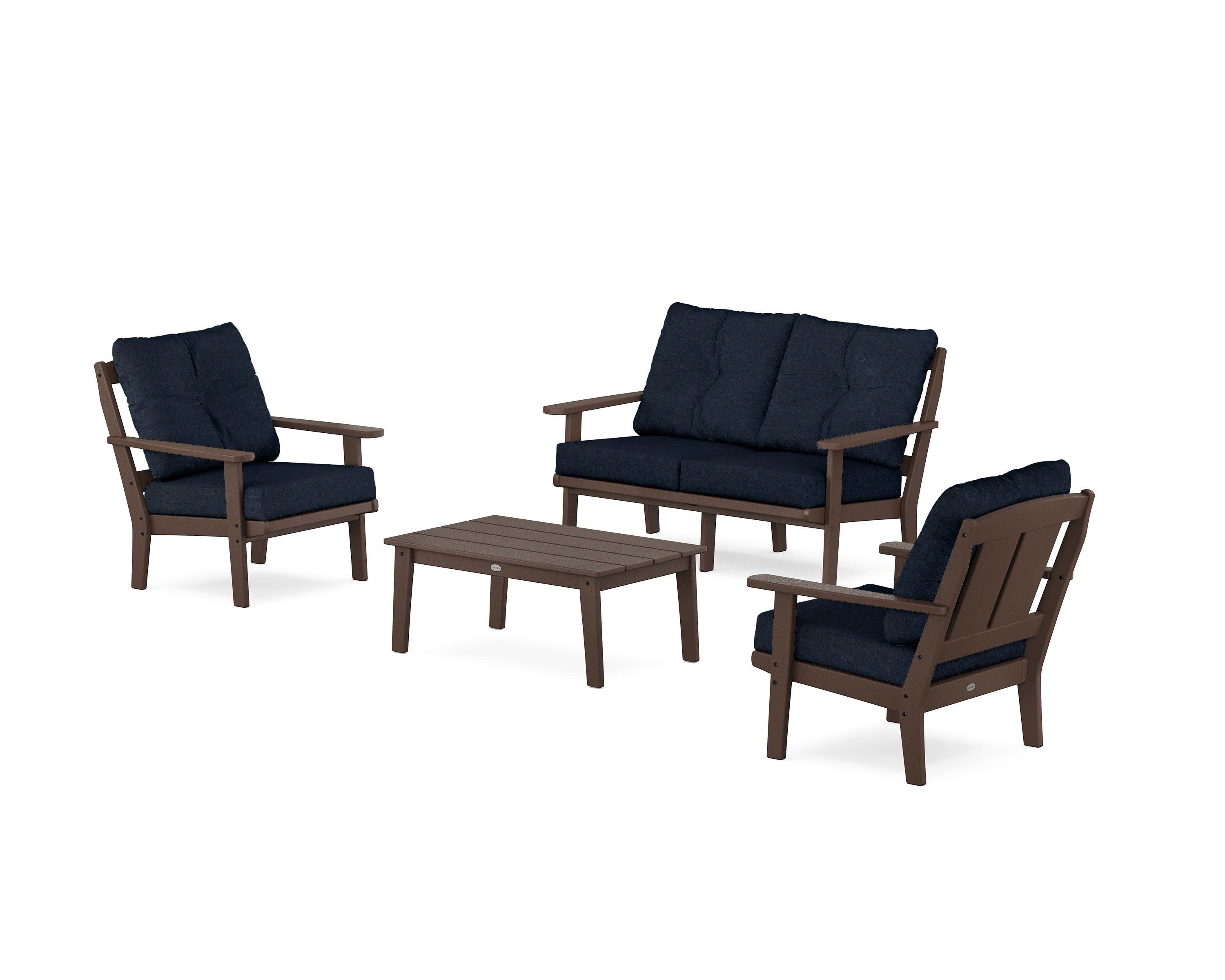 Mission 4-Piece Deep Seating Set with Loveseat - Image 22