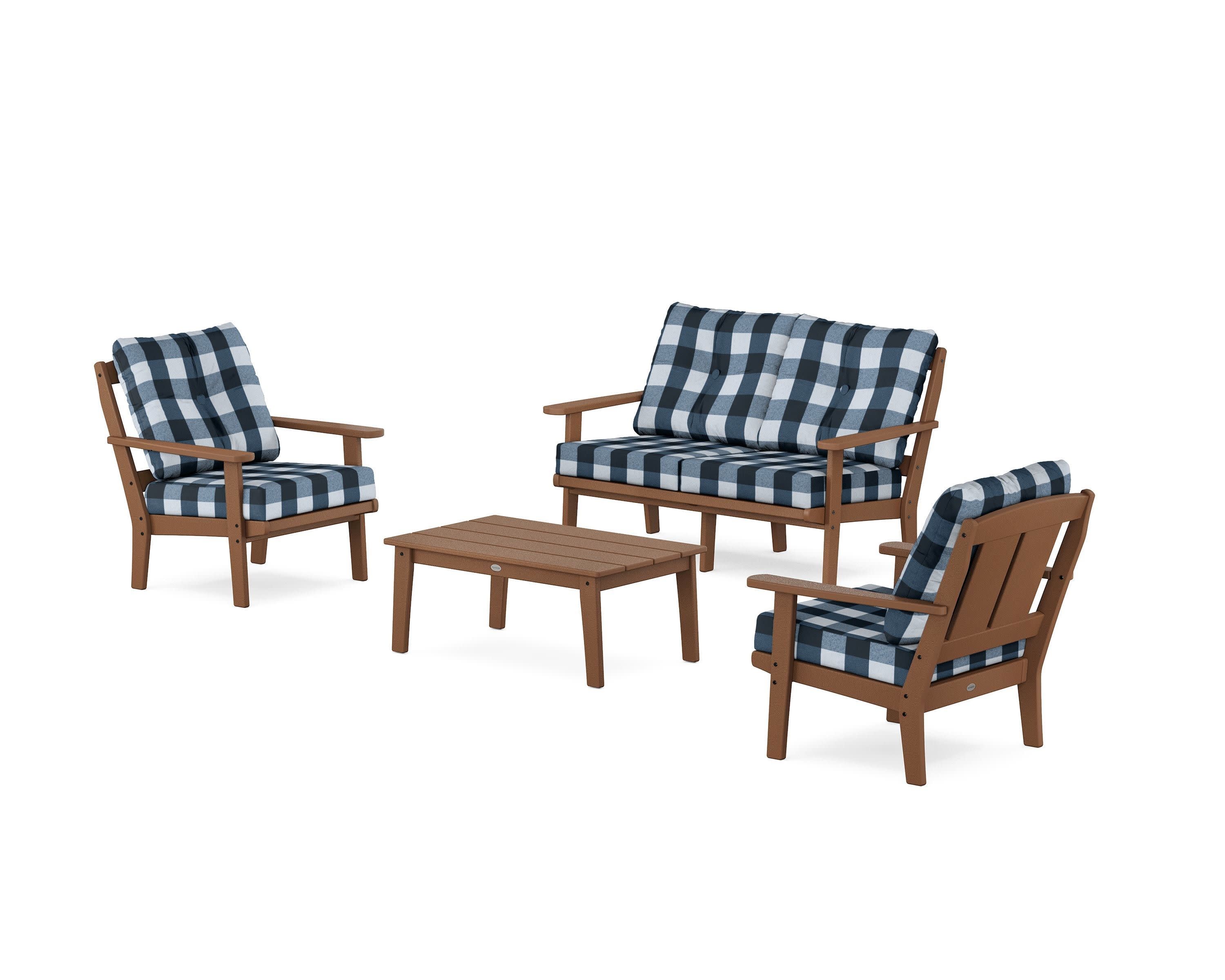 Mission 4-Piece Deep Seating Set with Loveseat - Image 24