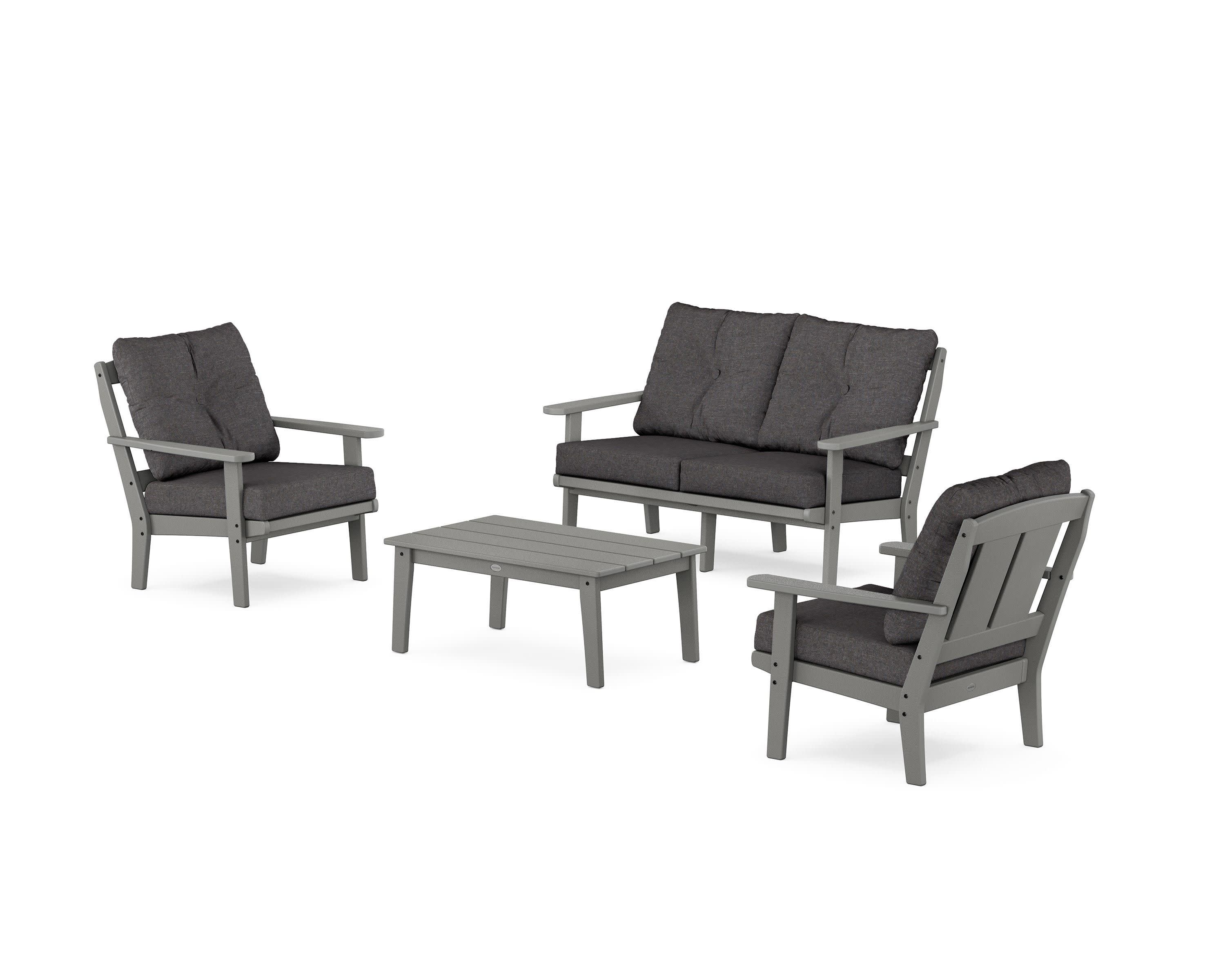 Mission 4-Piece Deep Seating Set with Loveseat - Image 26