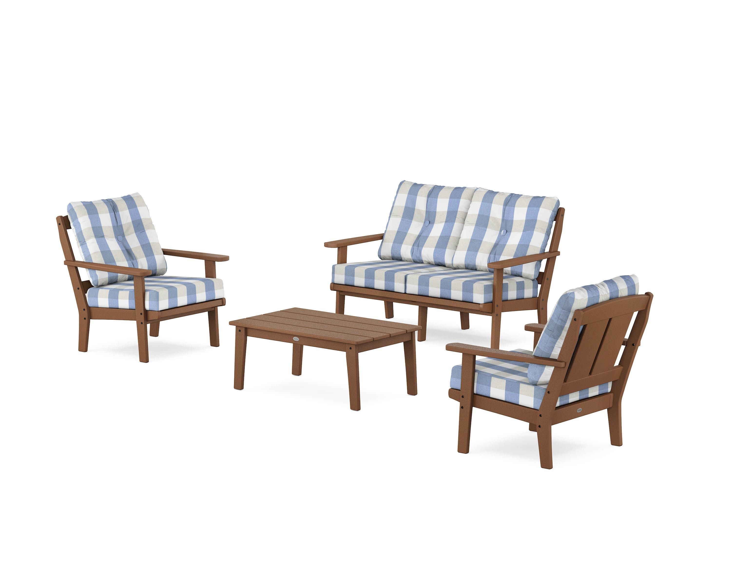 Mission 4-Piece Deep Seating Set with Loveseat - Image 27