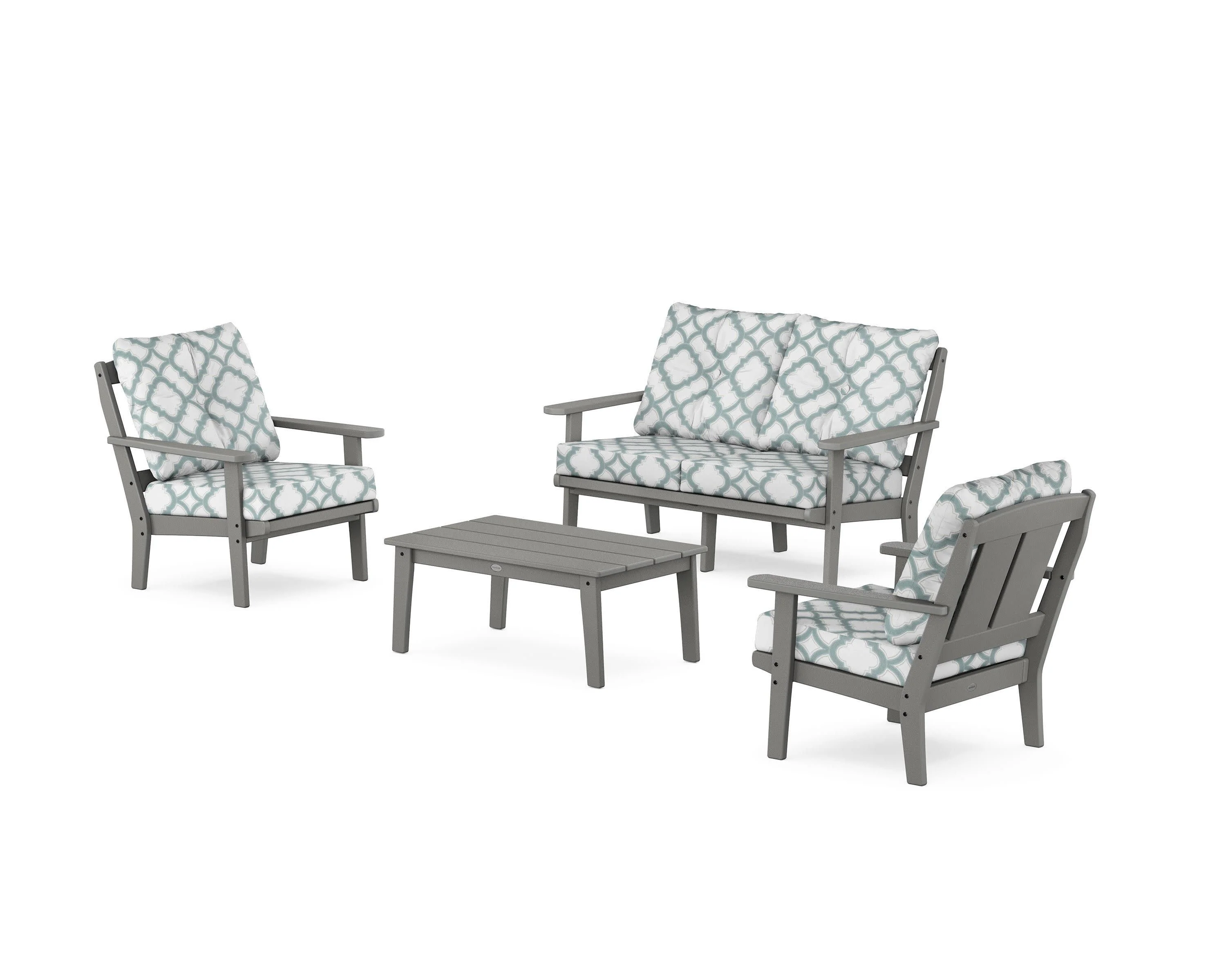 Mission 4-Piece Deep Seating Set with Loveseat - Image 3