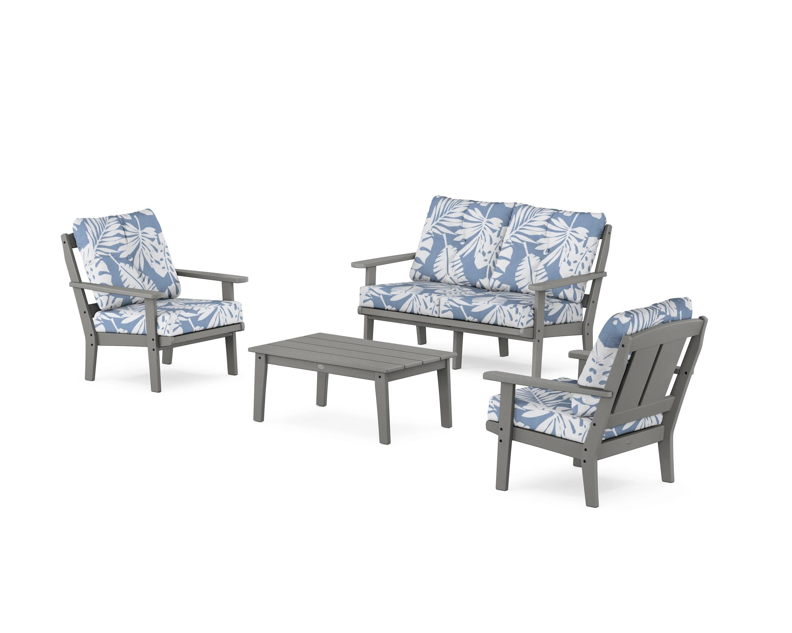 Mission 4-Piece Deep Seating Set with Loveseat - Image 31