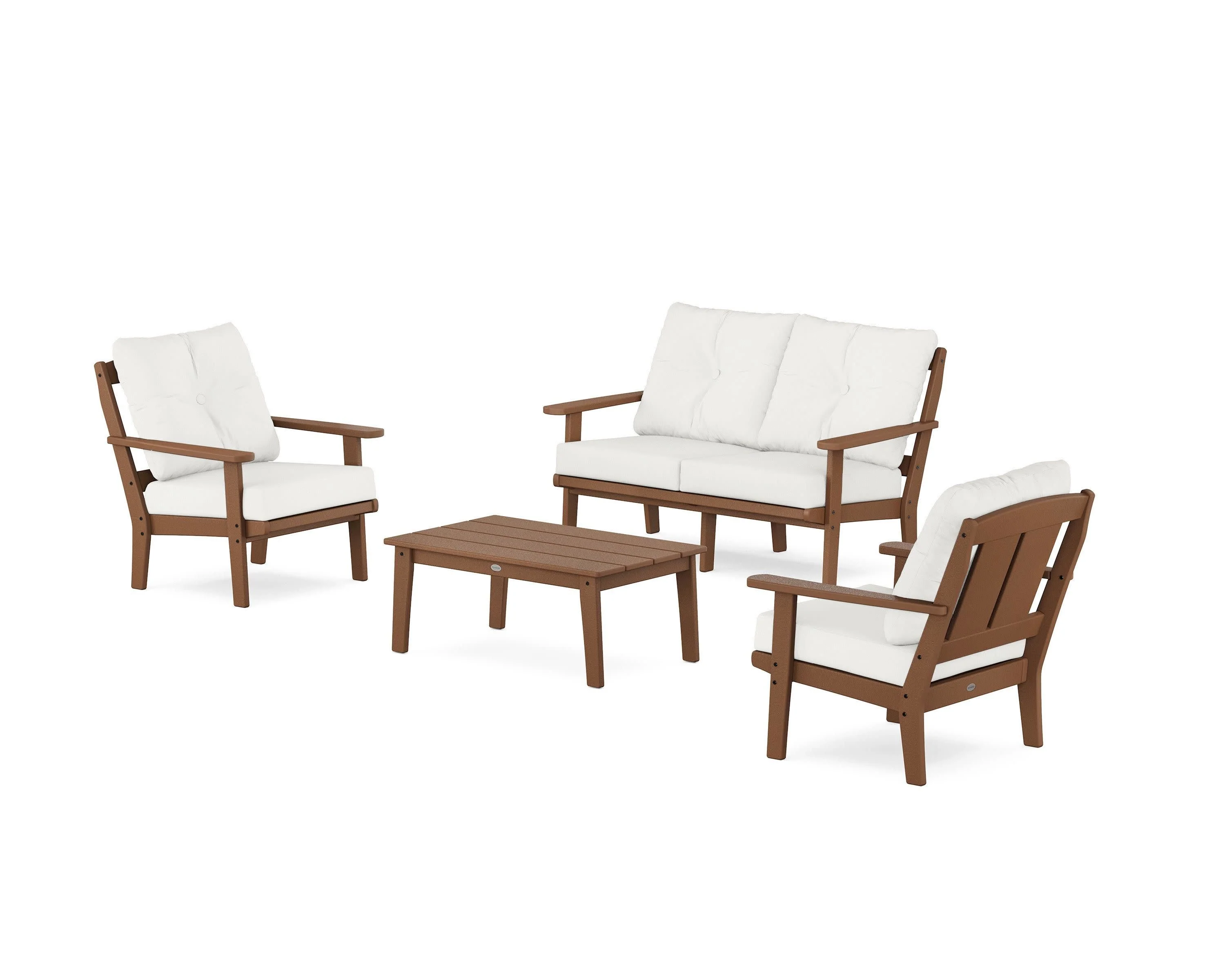 Mission 4-Piece Deep Seating Set with Loveseat - Image 35