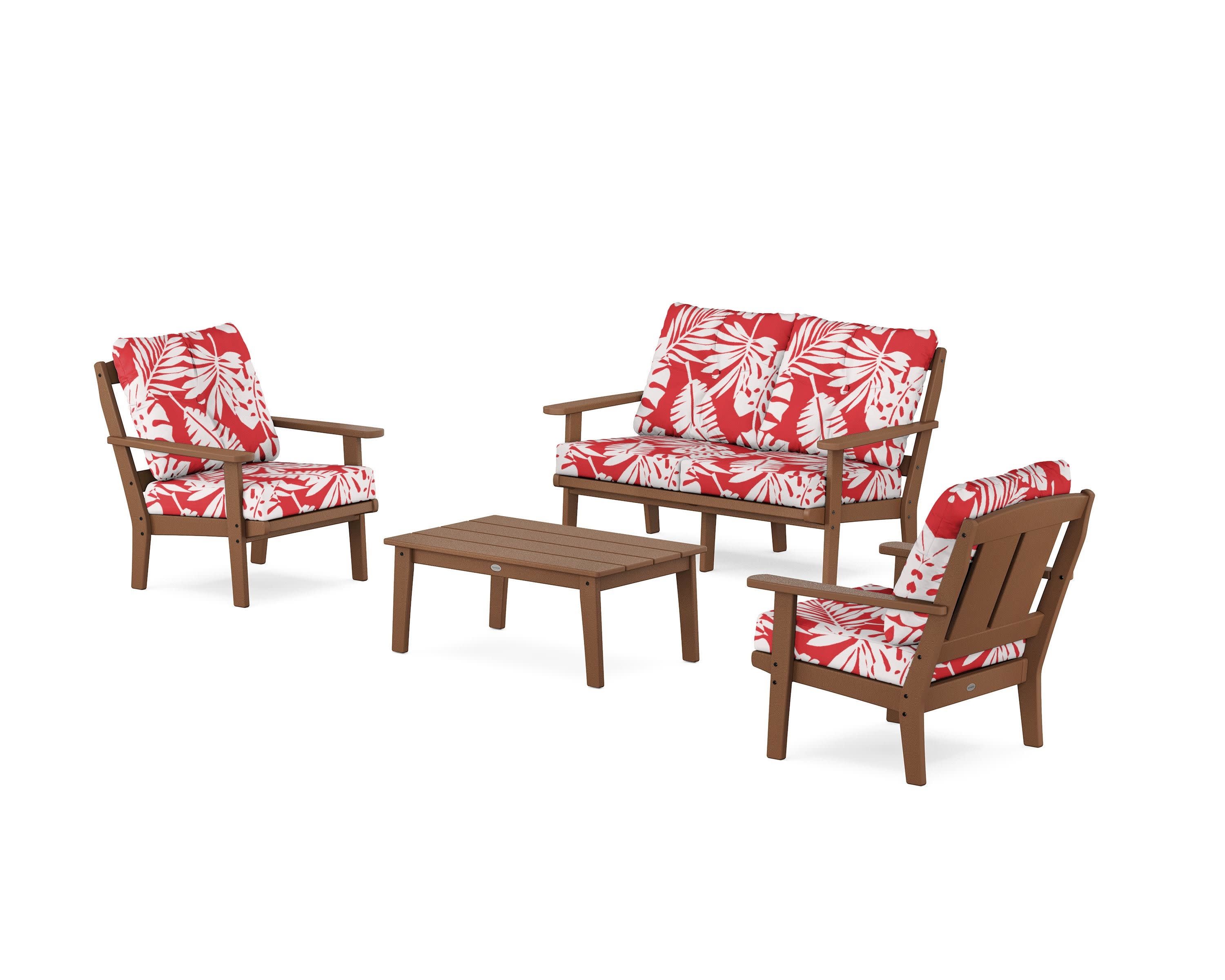 Mission 4-Piece Deep Seating Set with Loveseat - Image 47