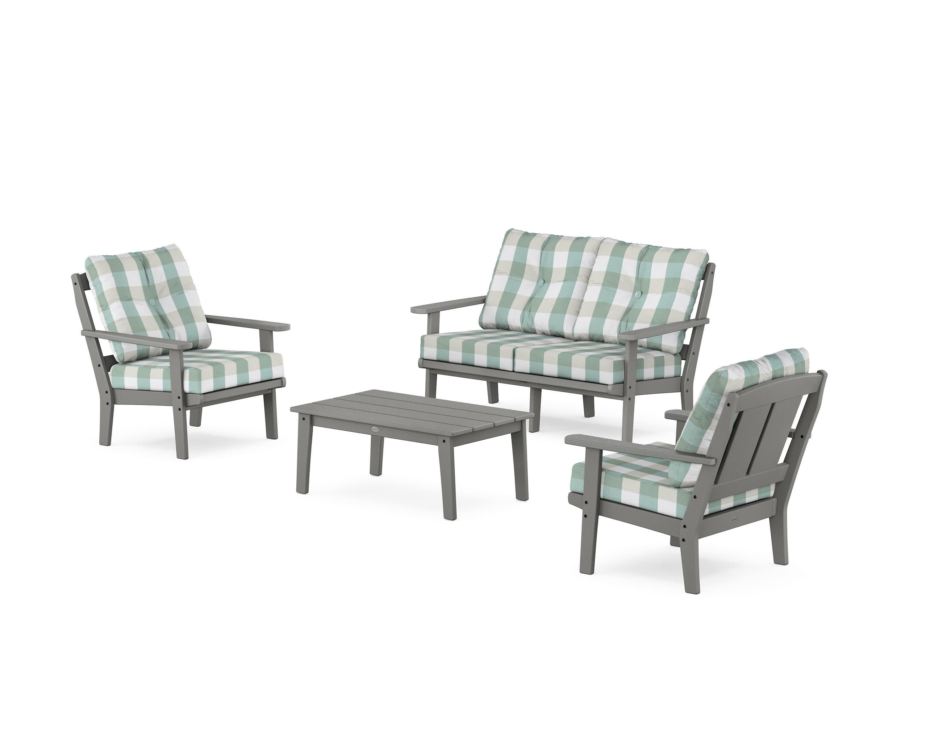 Mission 4-Piece Deep Seating Set with Loveseat - Image 49