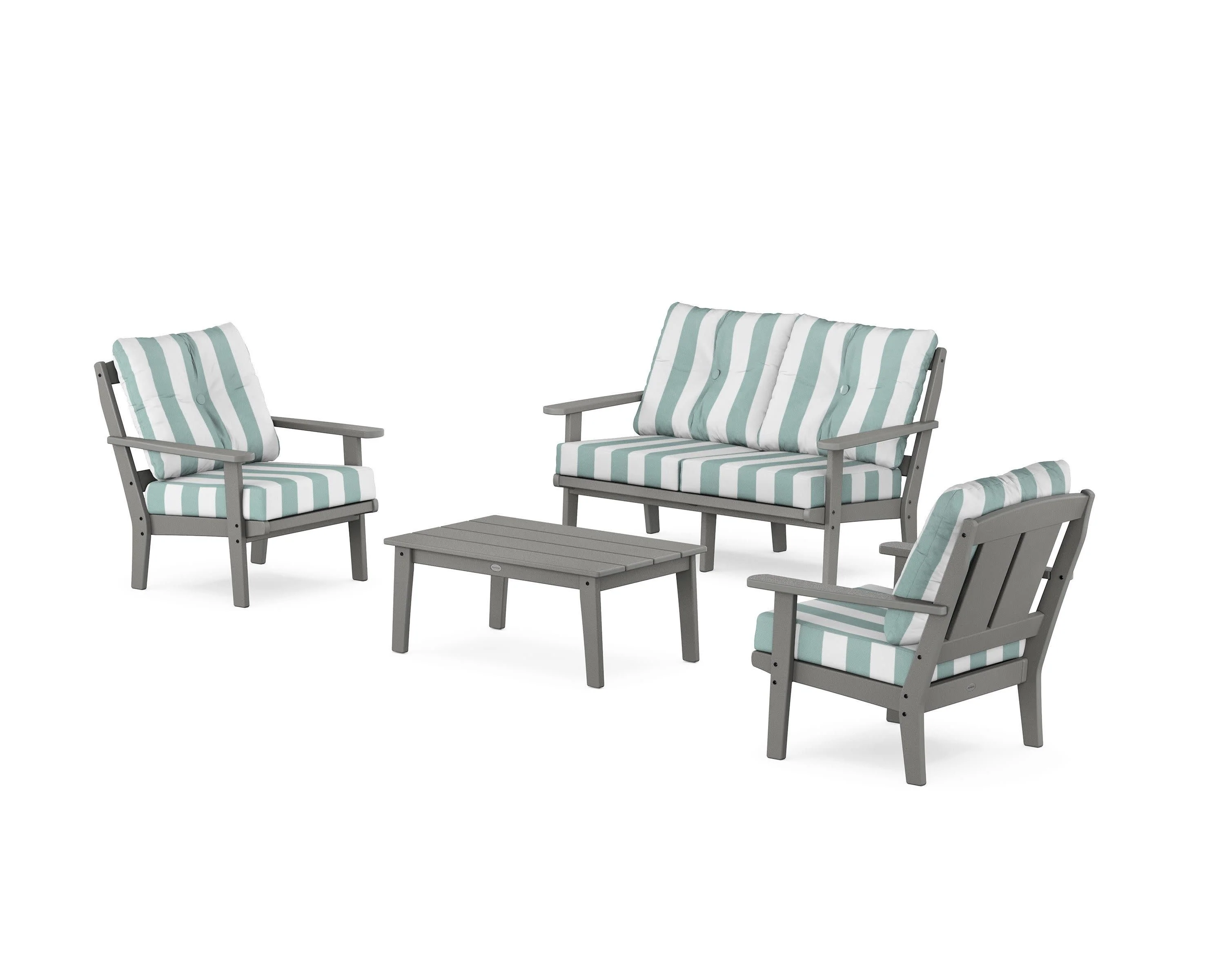 Mission 4-Piece Deep Seating Set with Loveseat - Image 51
