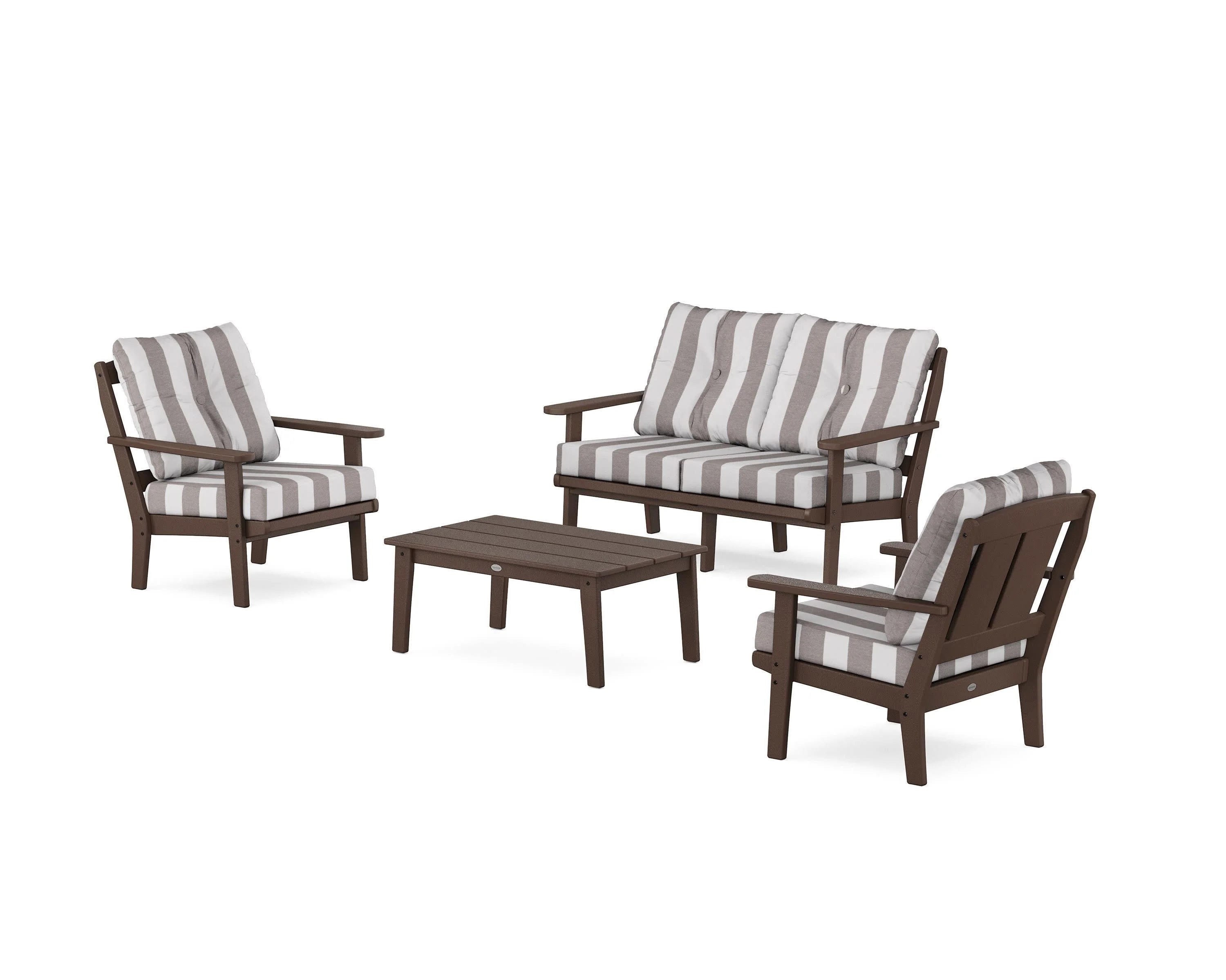 Mission 4-Piece Deep Seating Set with Loveseat - Image 53