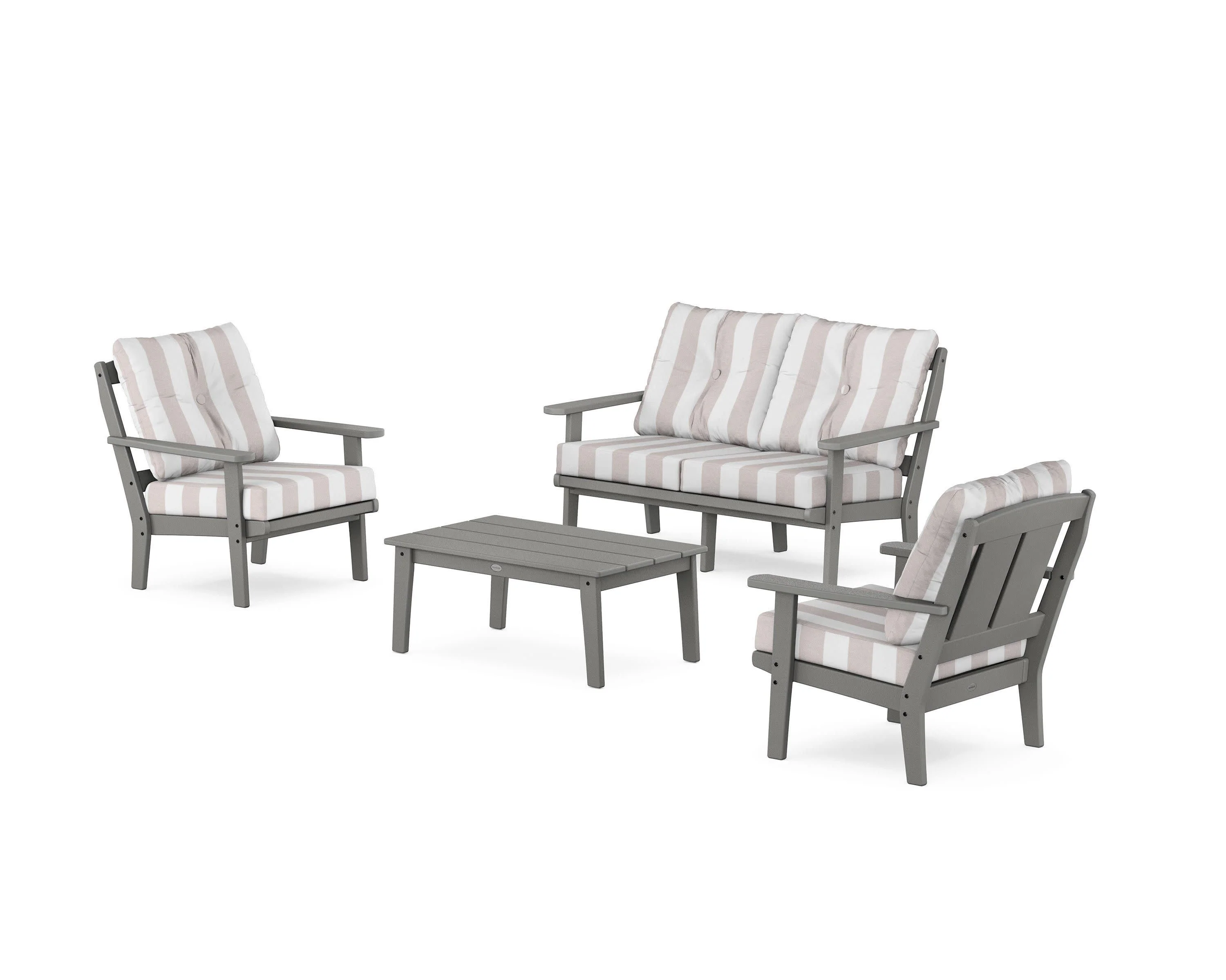 Mission 4-Piece Deep Seating Set with Loveseat - Image 54