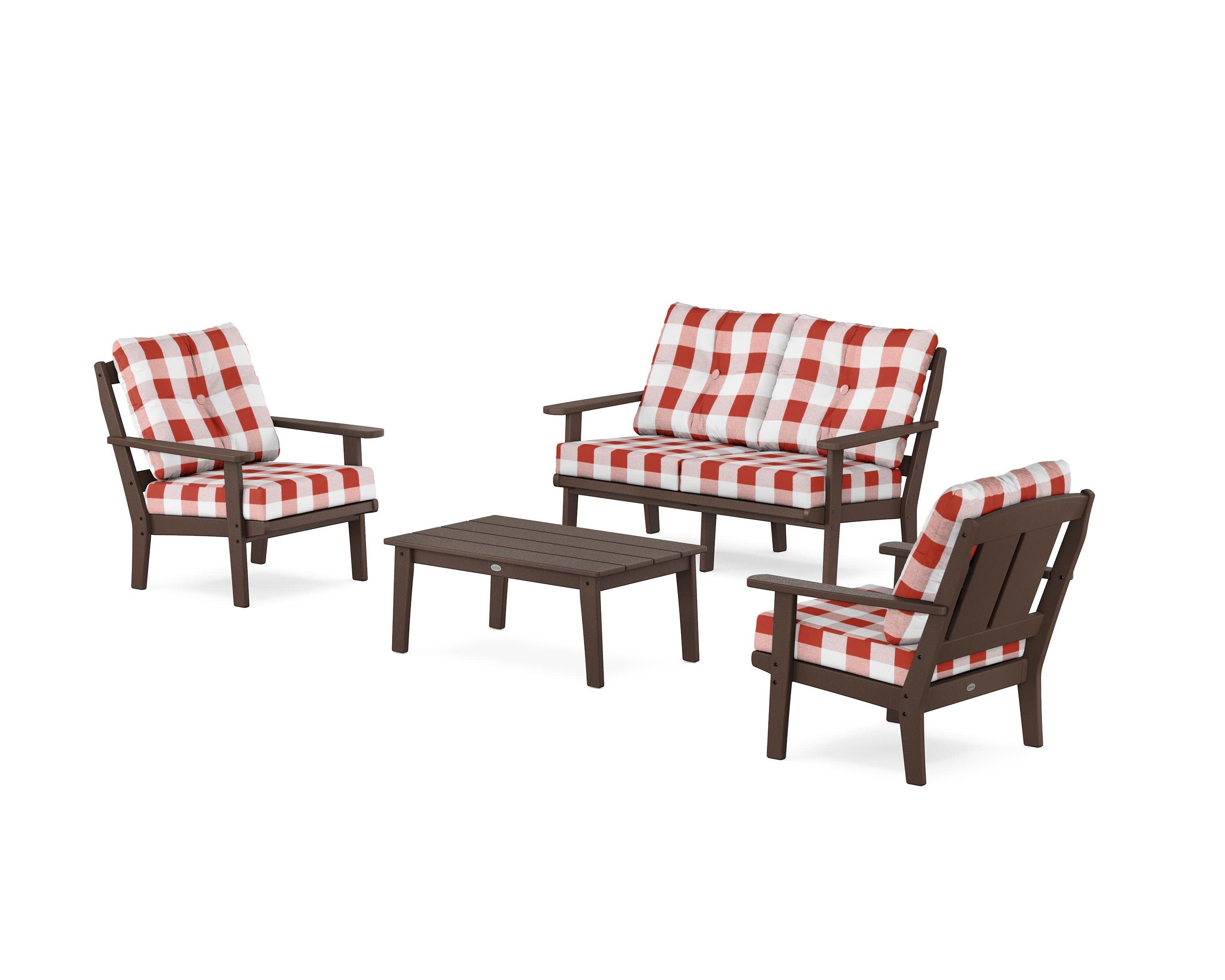 Mission 4-Piece Deep Seating Set with Loveseat - Image 56
