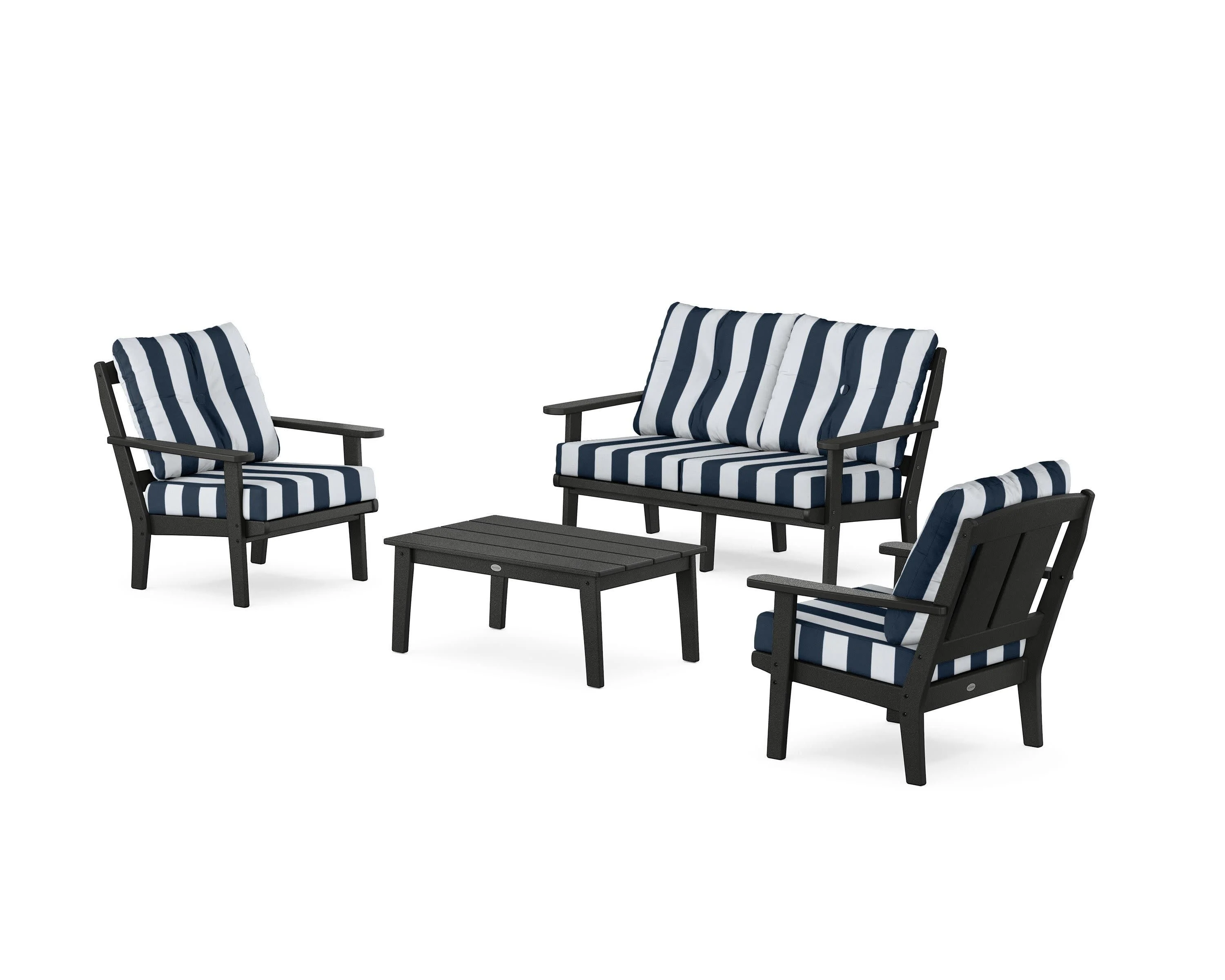 Mission 4-Piece Deep Seating Set with Loveseat - Image 57