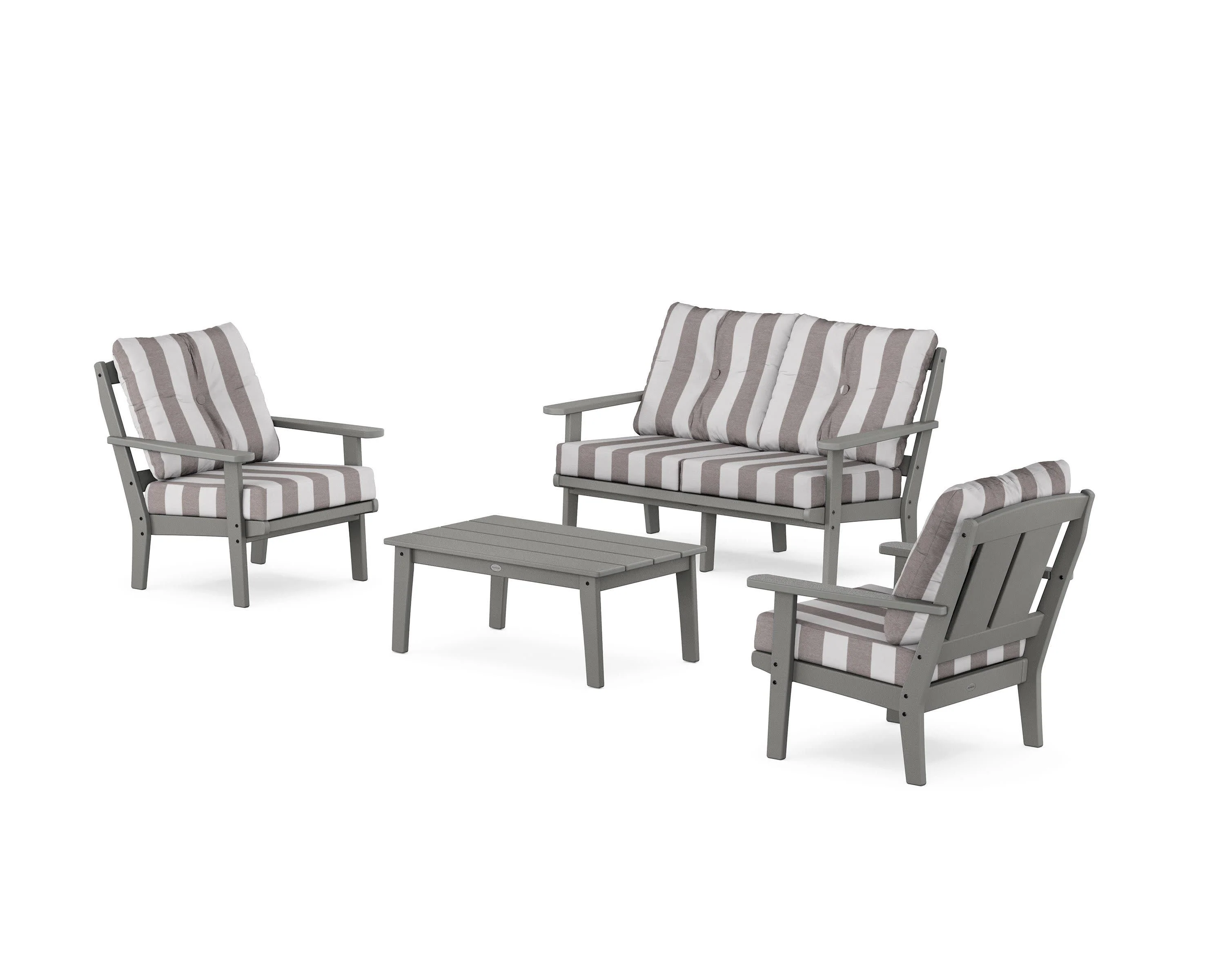 Mission 4-Piece Deep Seating Set with Loveseat - Image 6