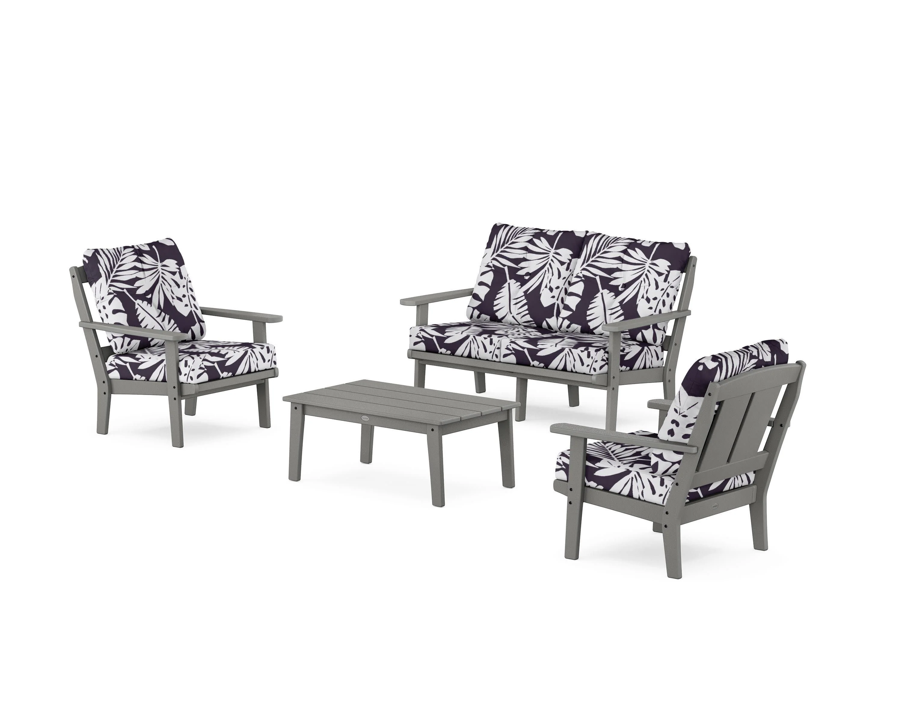 Mission 4-Piece Deep Seating Set with Loveseat - Image 61