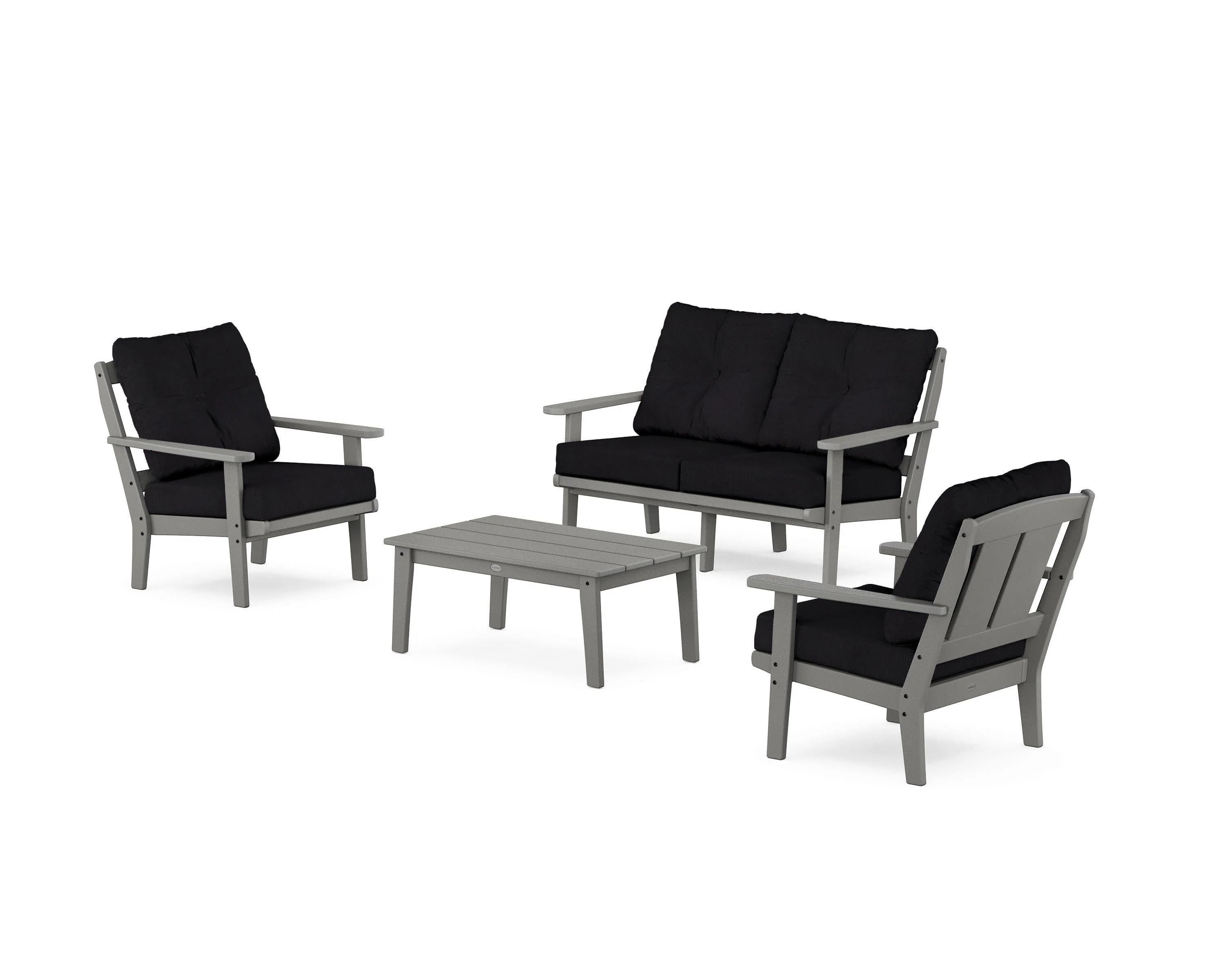 Mission 4-Piece Deep Seating Set with Loveseat - Image 63