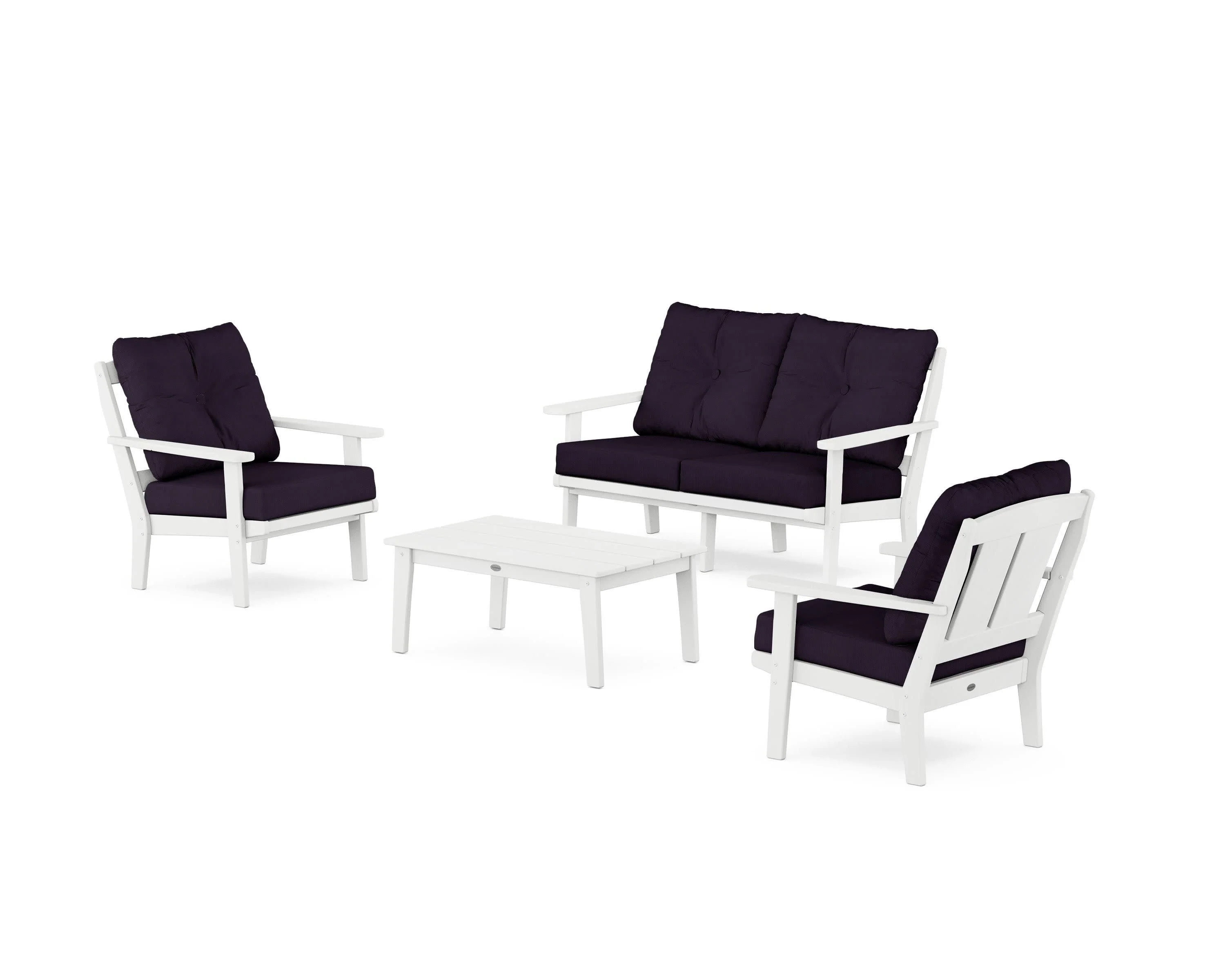 Mission 4-Piece Deep Seating Set with Loveseat - Image 65