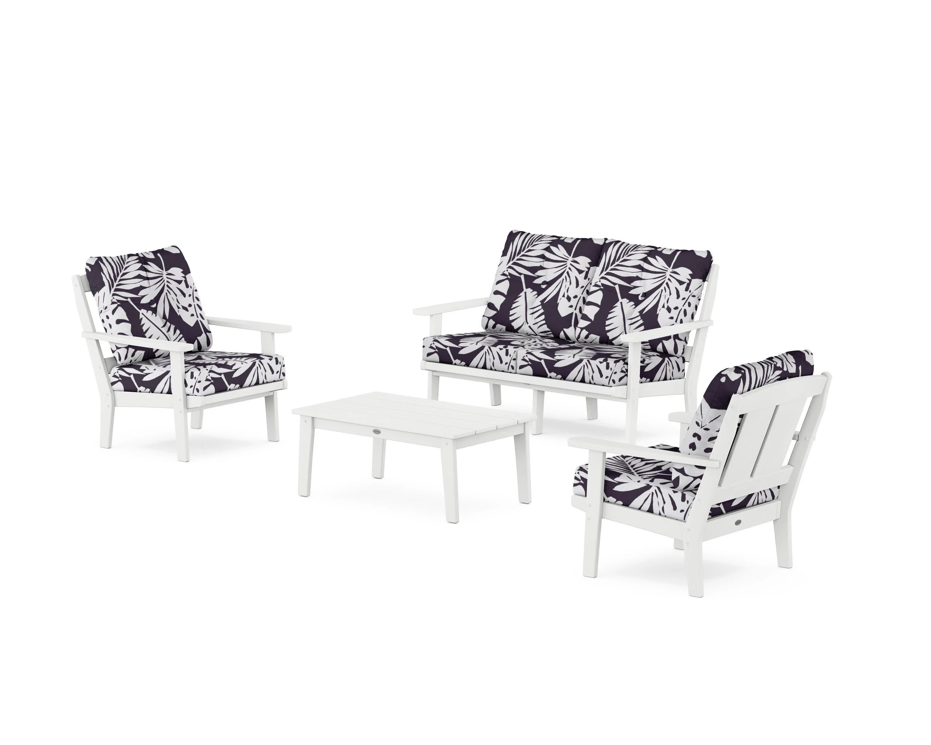 Mission 4-Piece Deep Seating Set with Loveseat - Image 7
