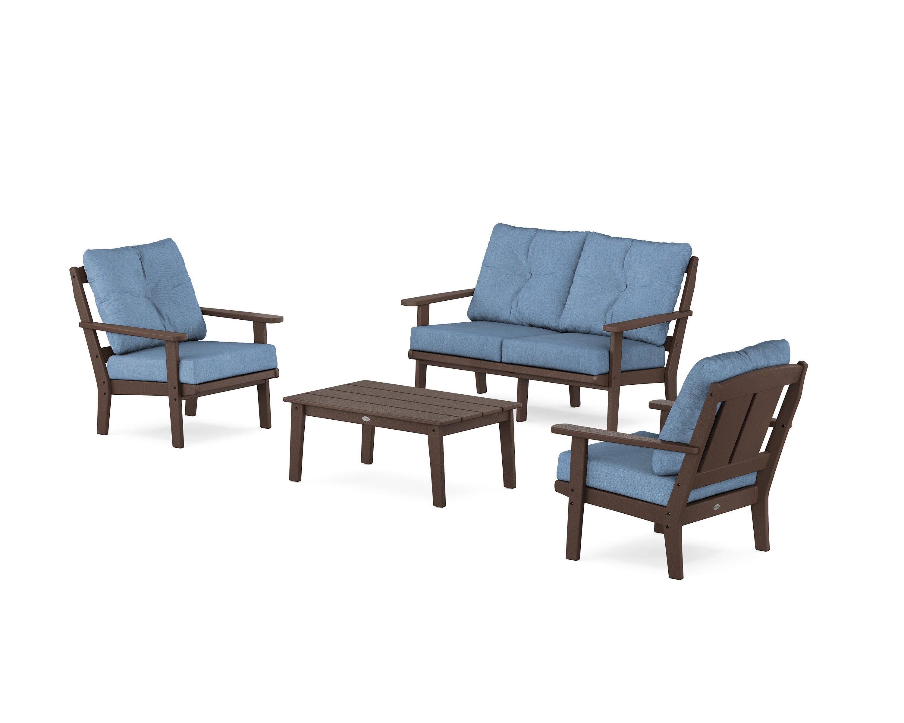 Mission 4-Piece Deep Seating Set with Loveseat - Image 73