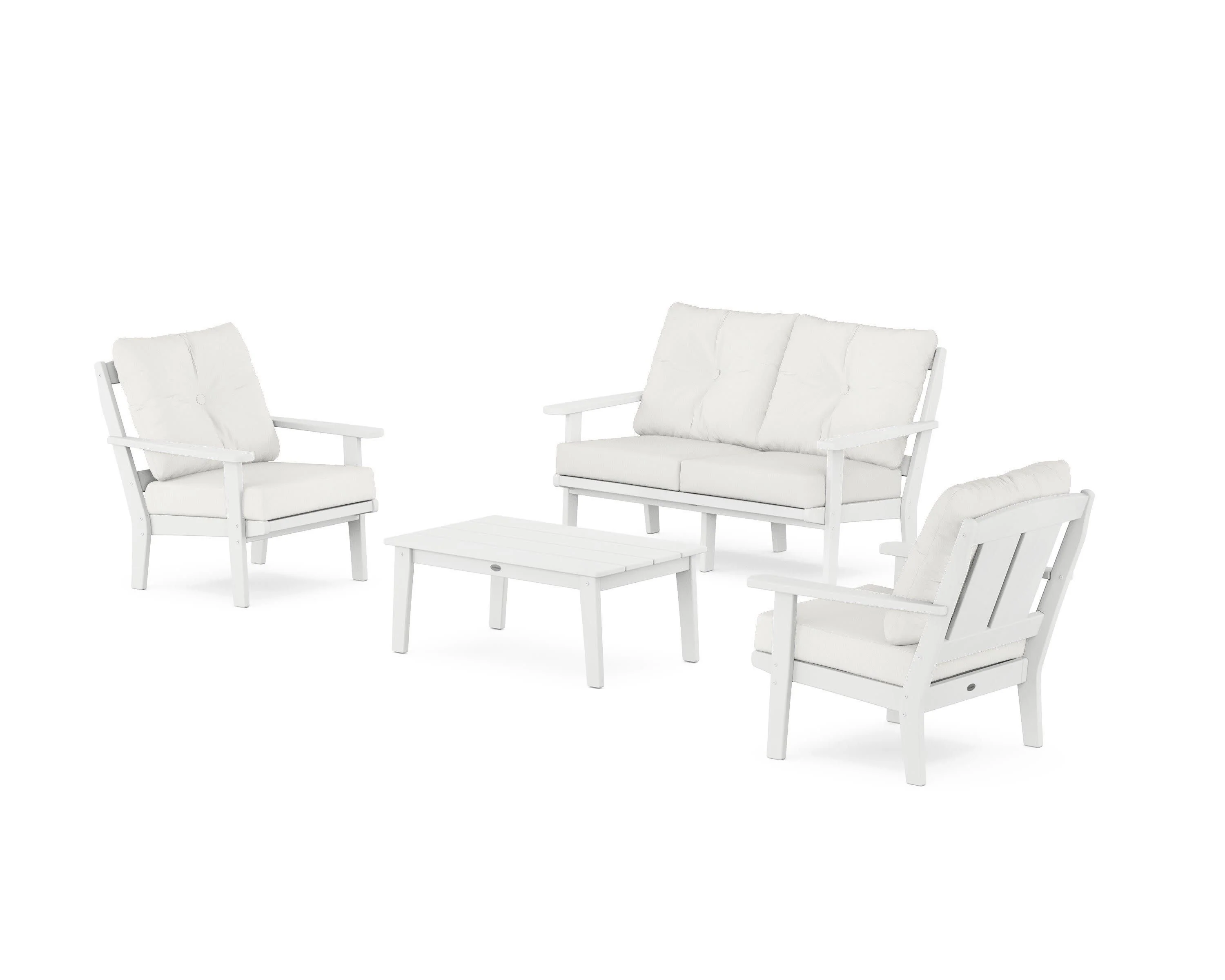 Mission 4-Piece Deep Seating Set with Loveseat - Image 77