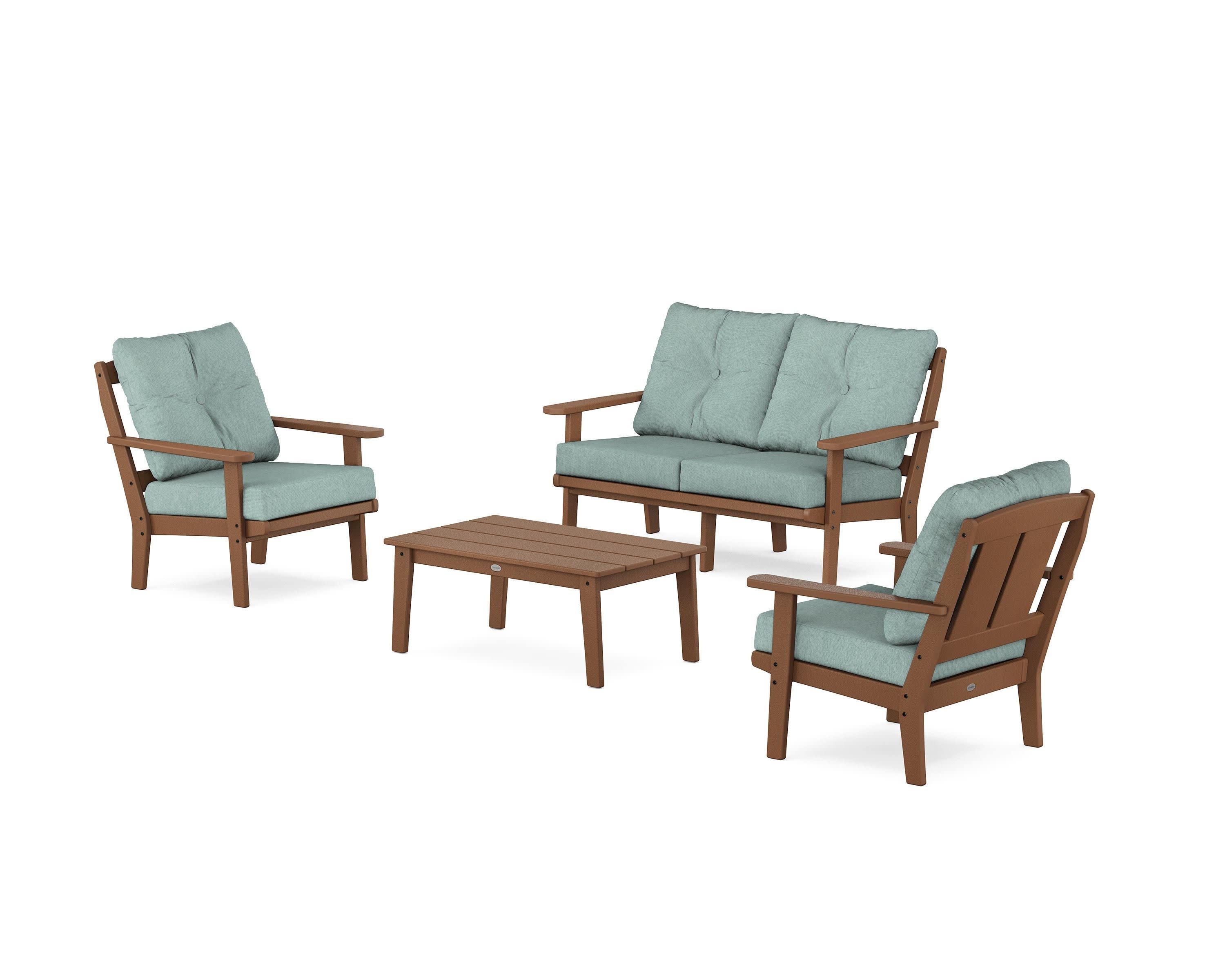 Mission 4-Piece Deep Seating Set with Loveseat - Image 79