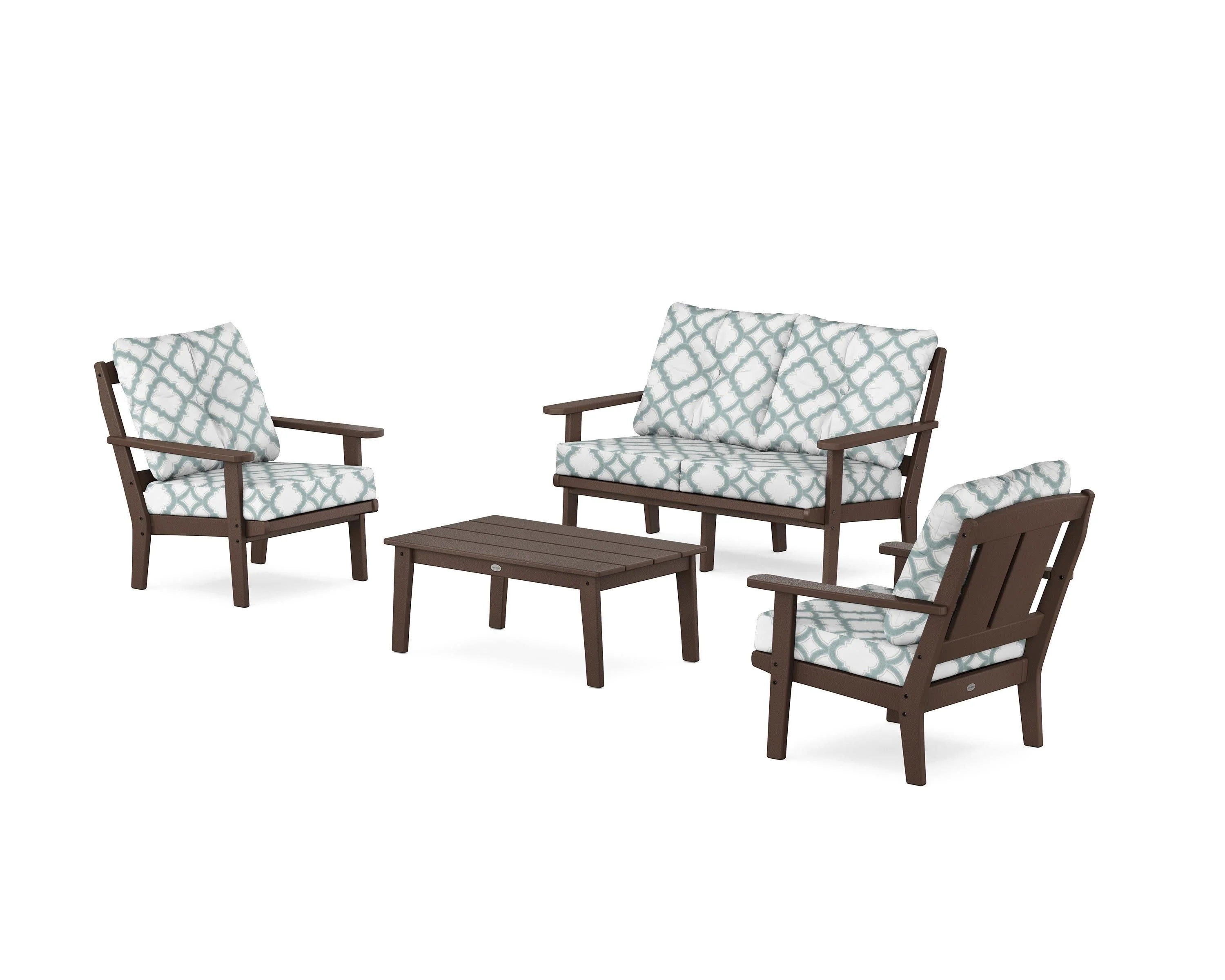 Mission 4-Piece Deep Seating Set with Loveseat - Image 80