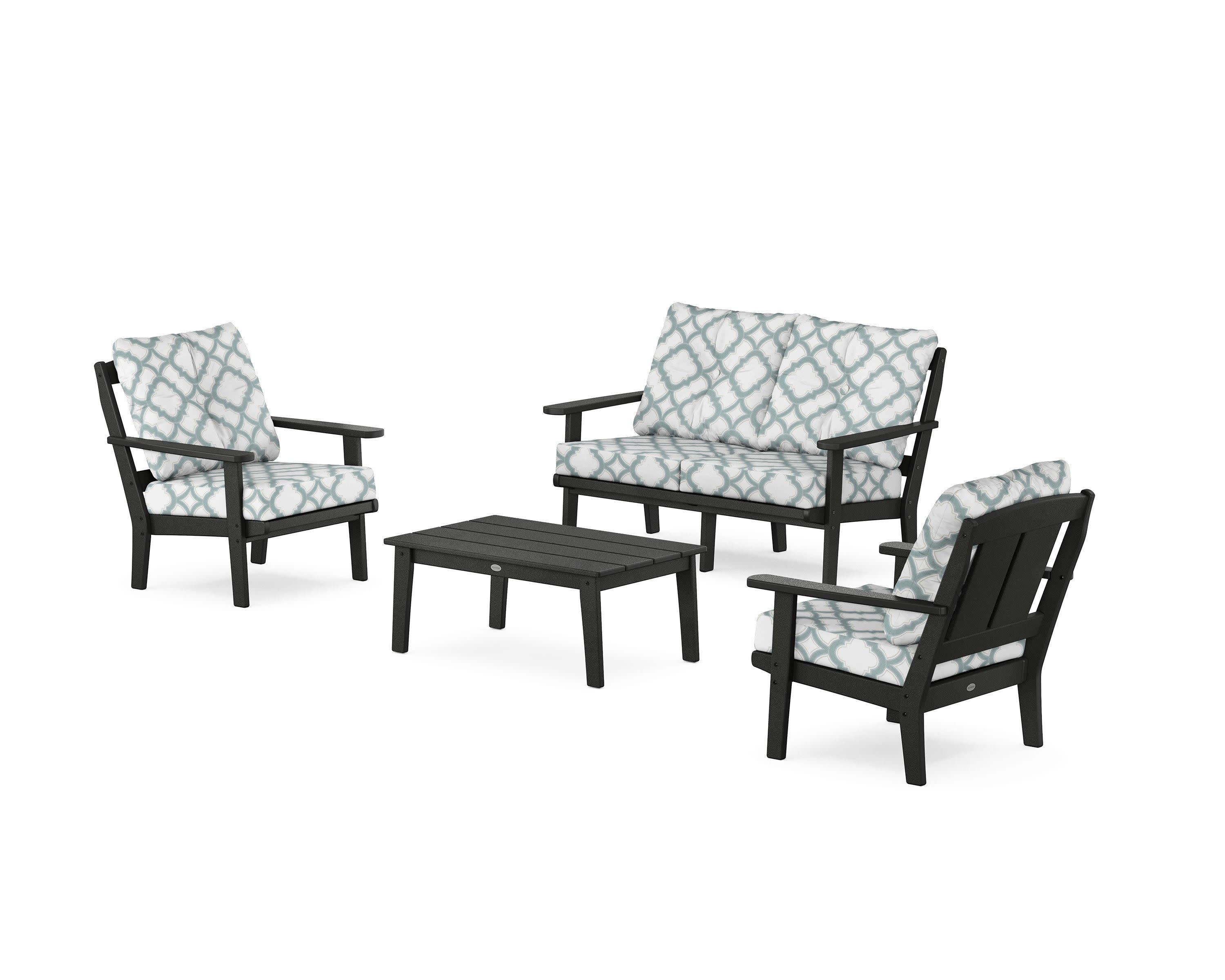 Mission 4-Piece Deep Seating Set with Loveseat - Image 83