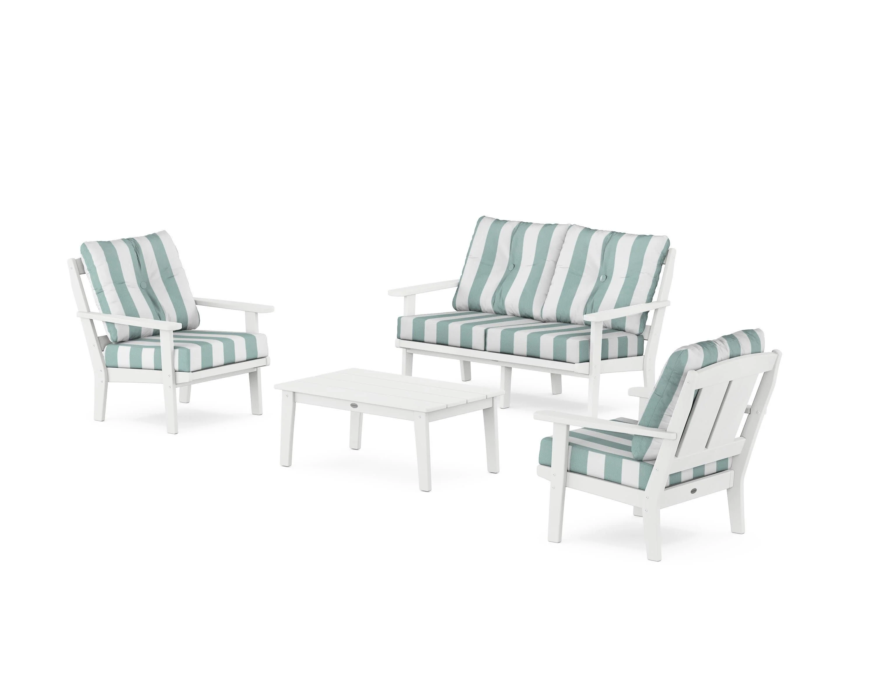 Mission 4-Piece Deep Seating Set with Loveseat - Image 86