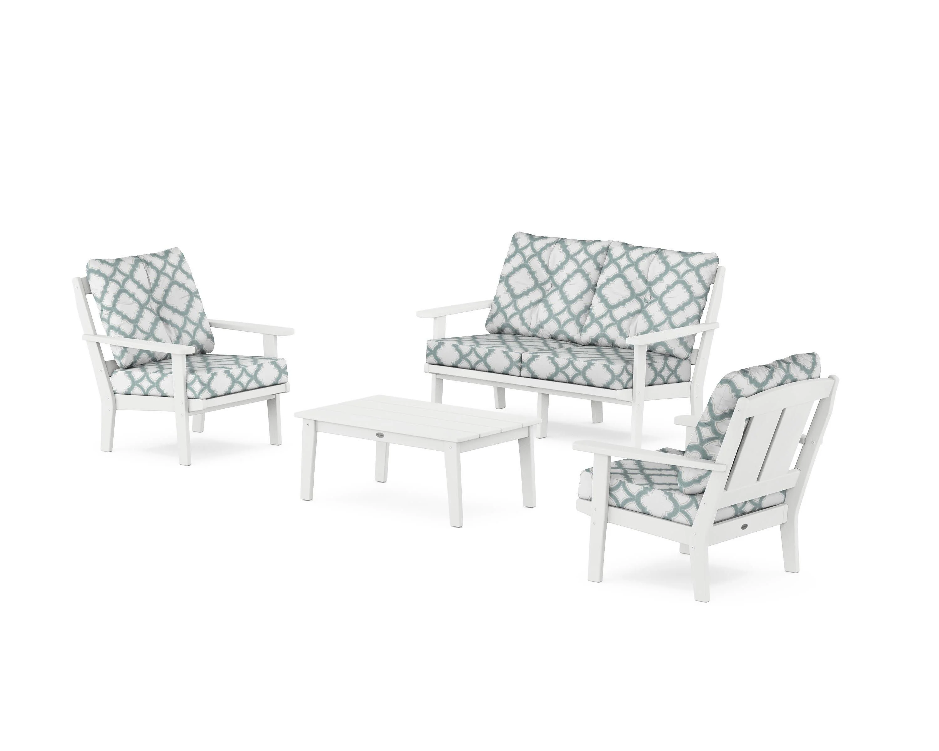 Mission 4-Piece Deep Seating Set with Loveseat - Image 90