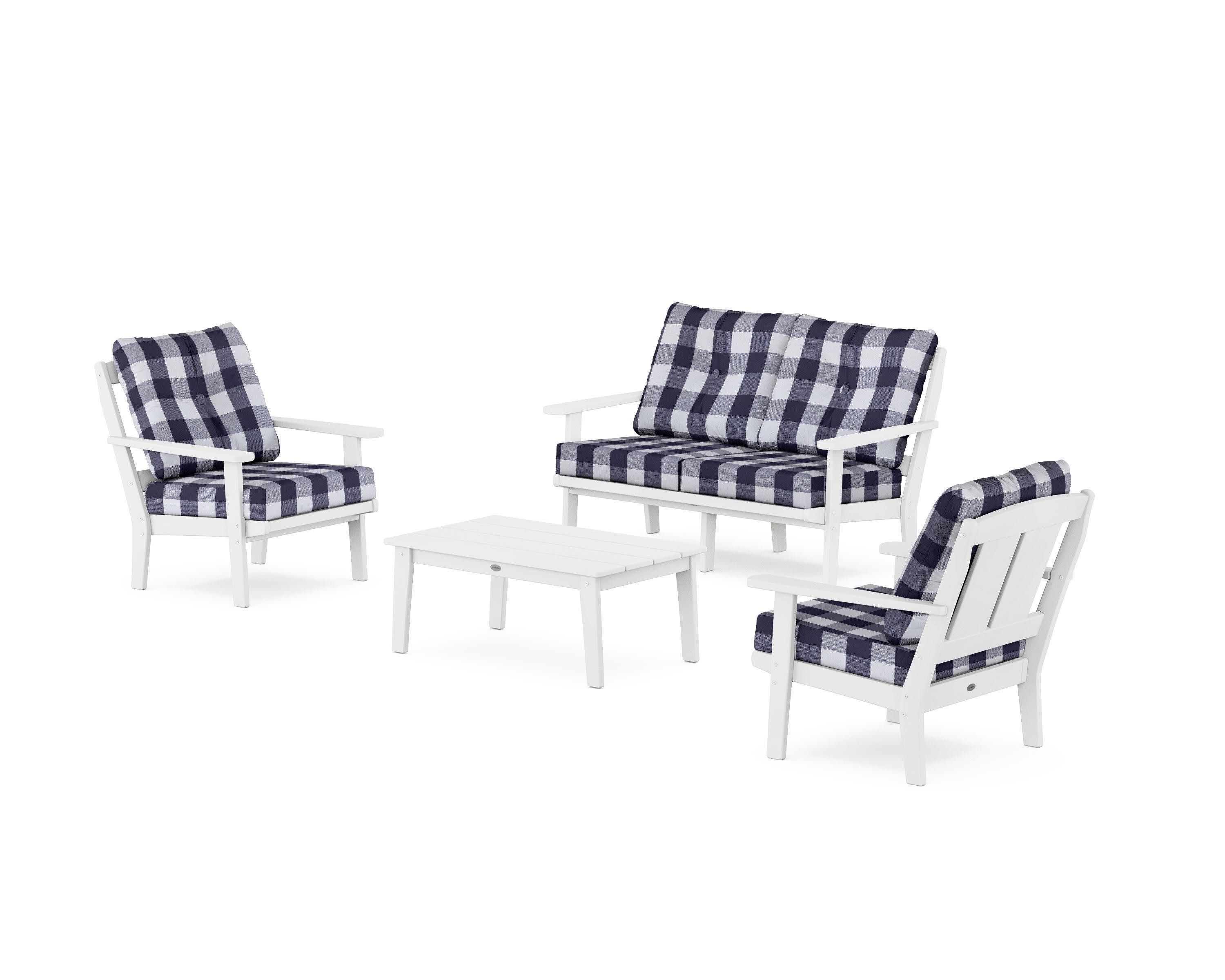 Mission 4-Piece Deep Seating Set with Loveseat - Image 93