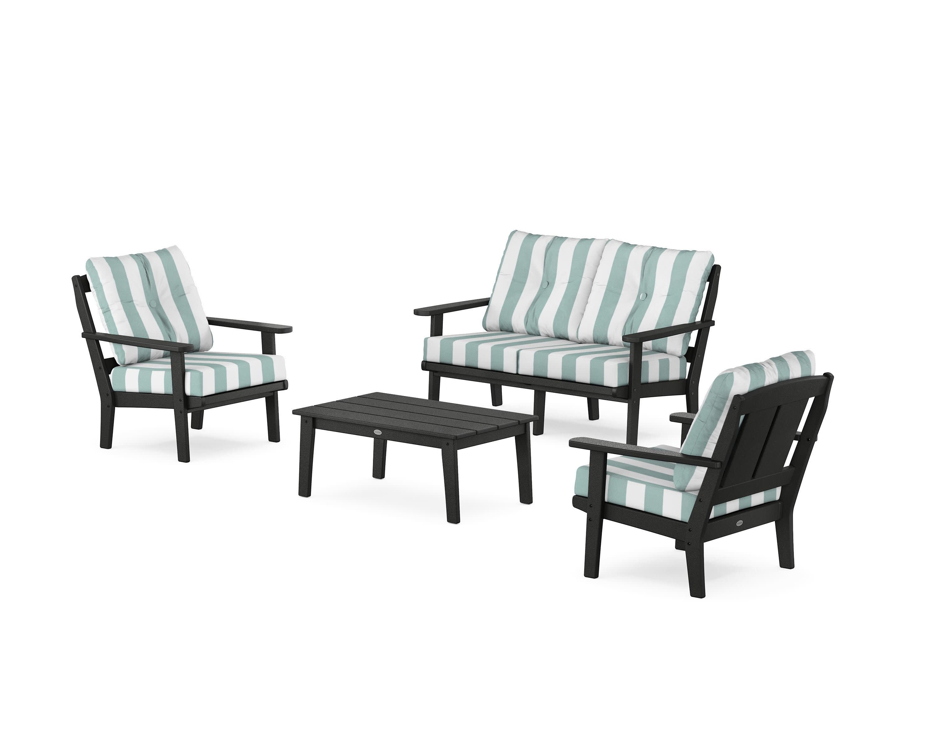 Mission 4-Piece Deep Seating Set with Loveseat - Image 98