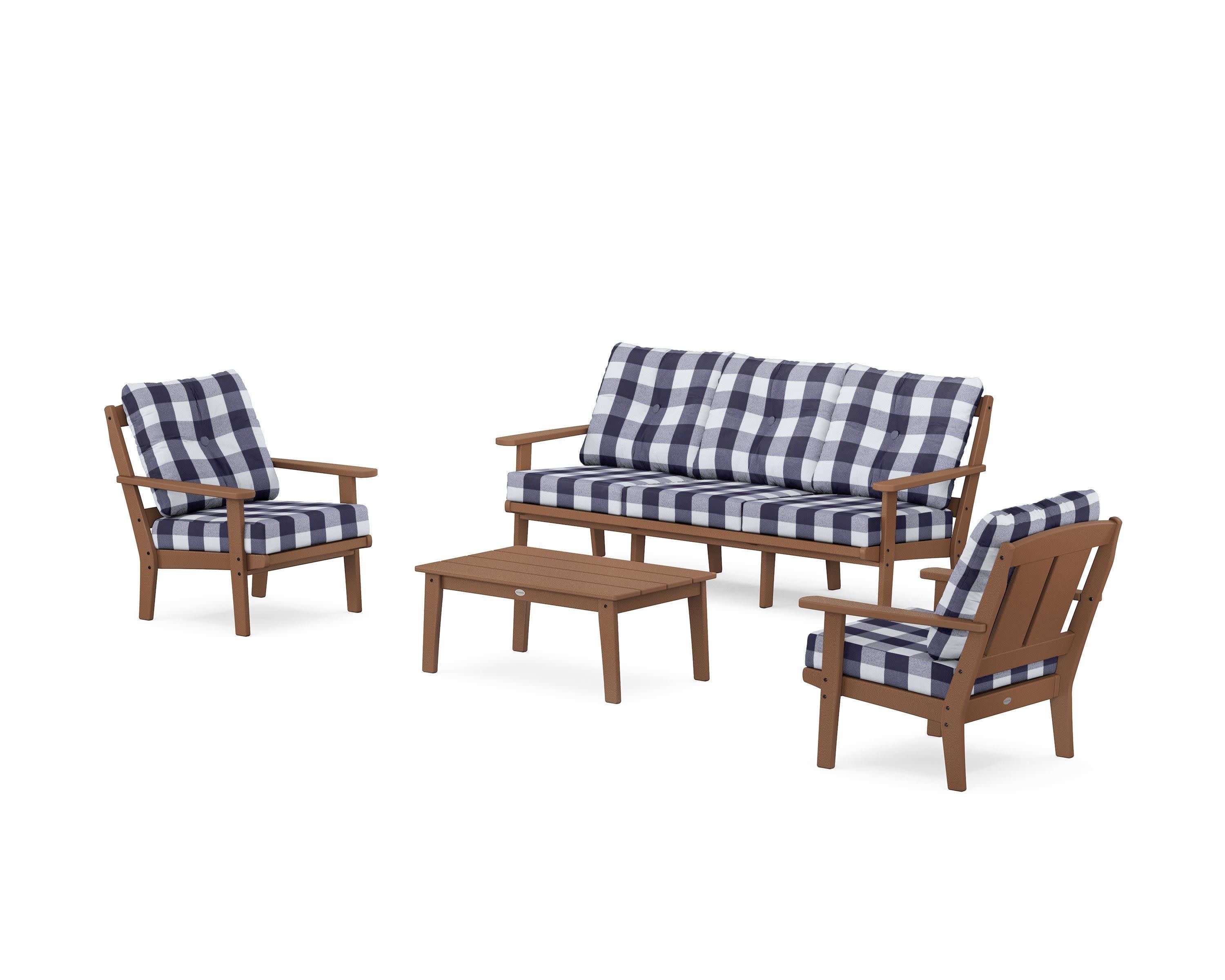Mission 4-Piece Deep Seating Set with Sofa - Image 104
