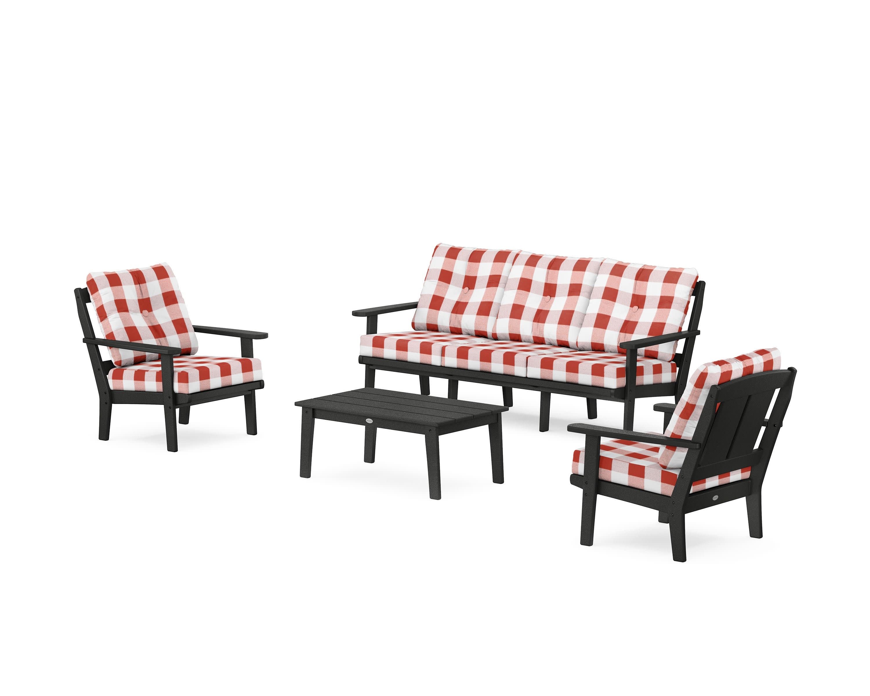 Mission 4-Piece Deep Seating Set with Sofa - Image 112