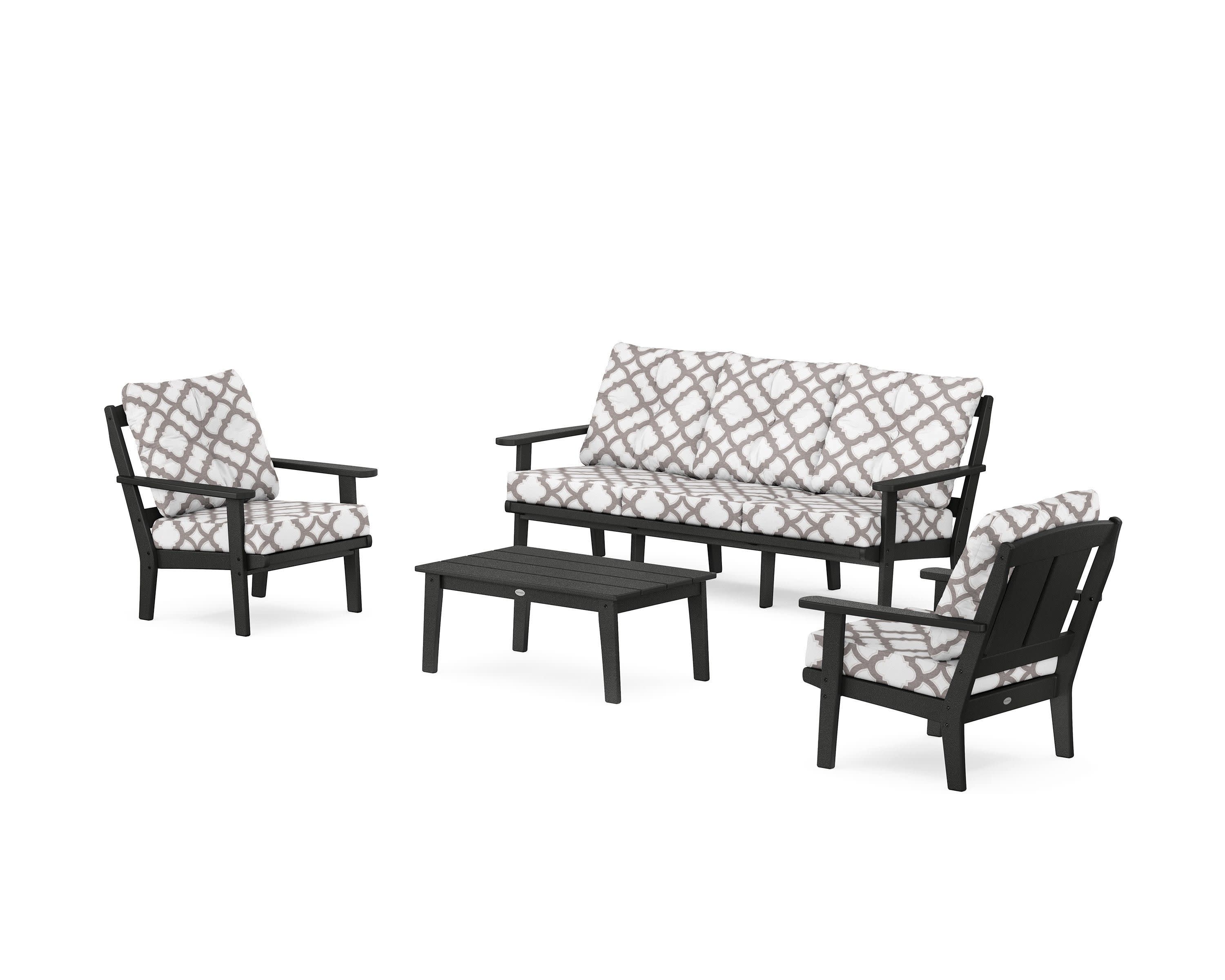 Mission 4-Piece Deep Seating Set with Sofa - Image 119