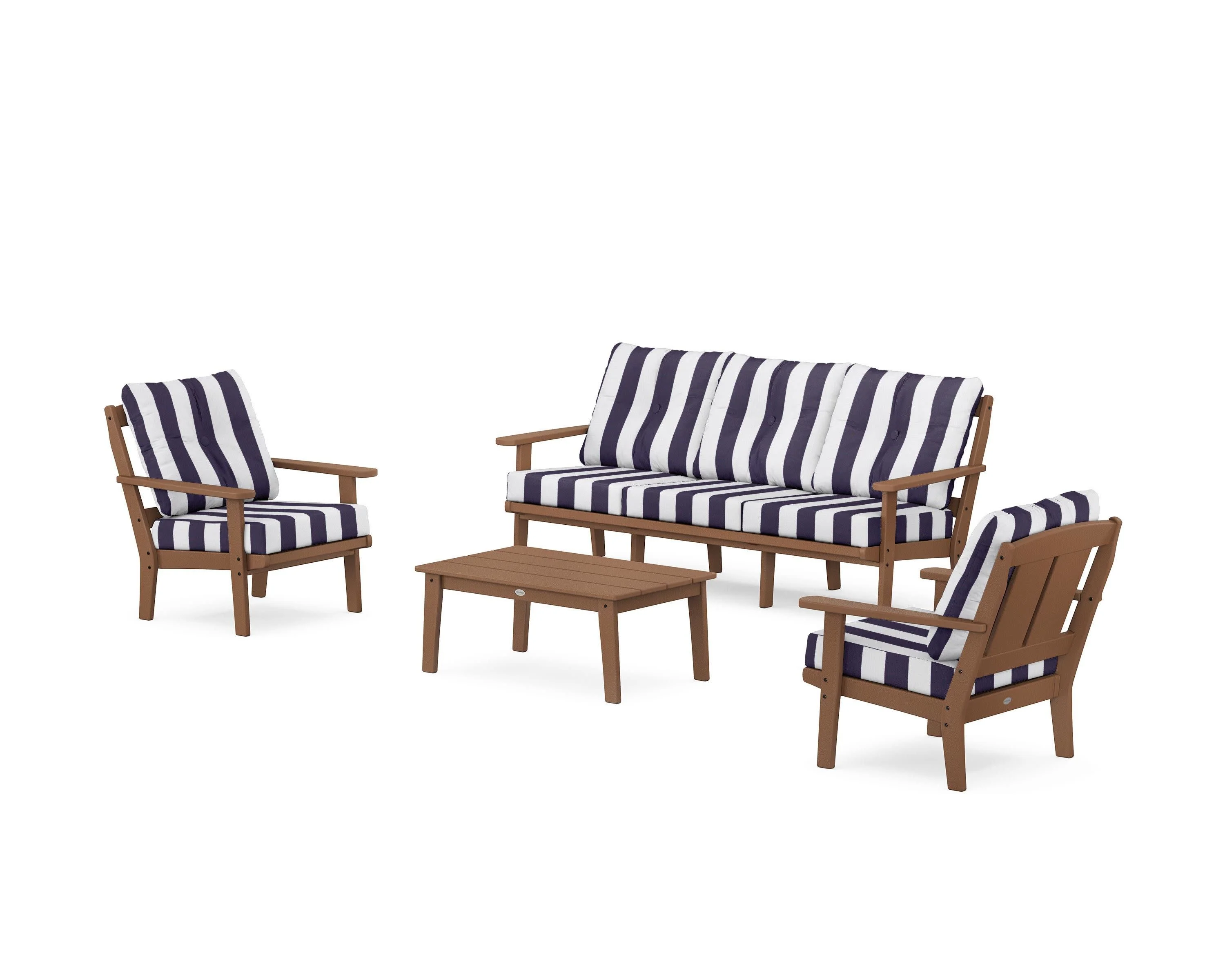Mission 4-Piece Deep Seating Set with Sofa - Image 12